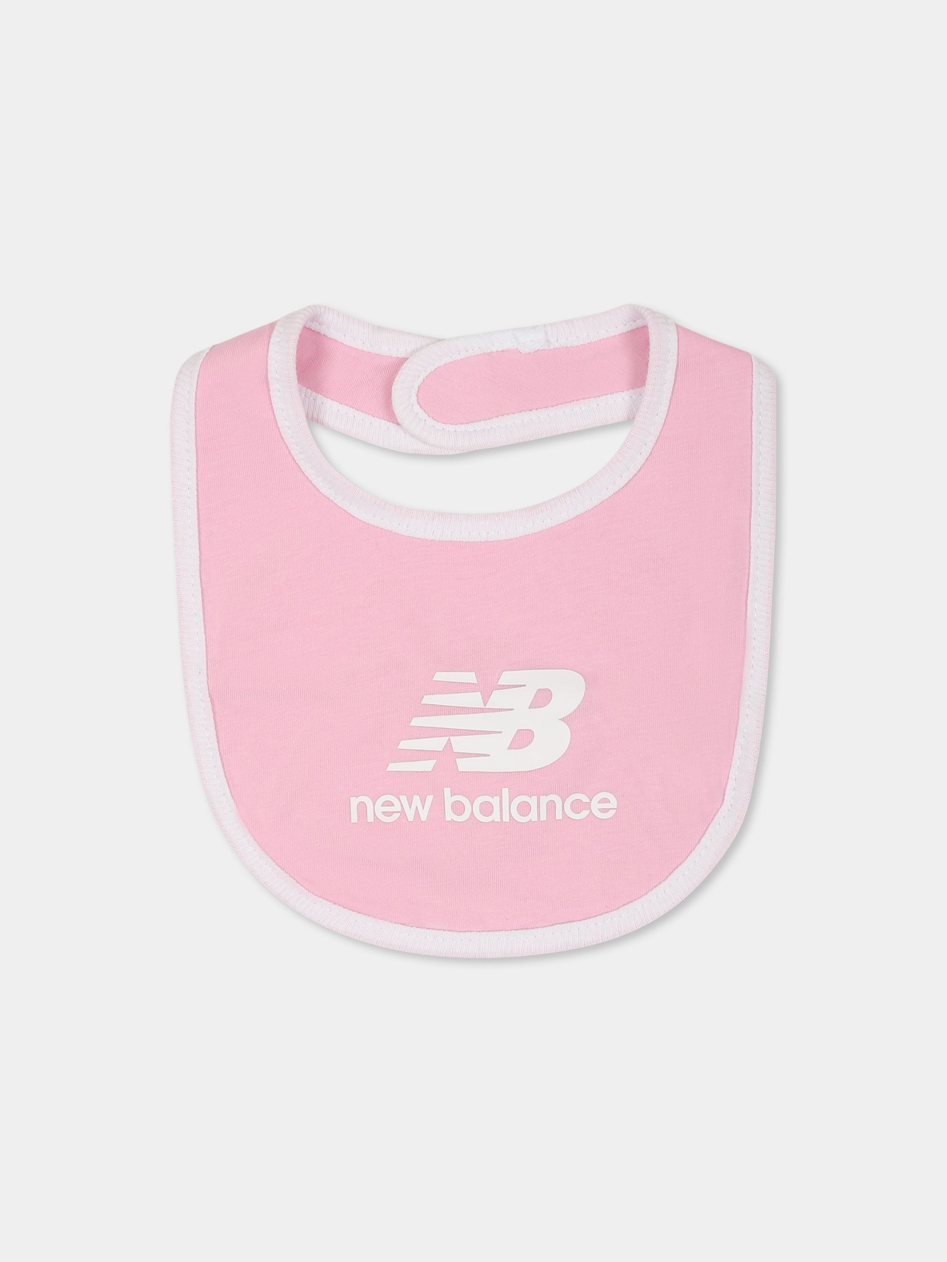 Set accessori rosa per neonata con logo,New Balance,NOS NBLAKB0105 LAKB0105 LLS