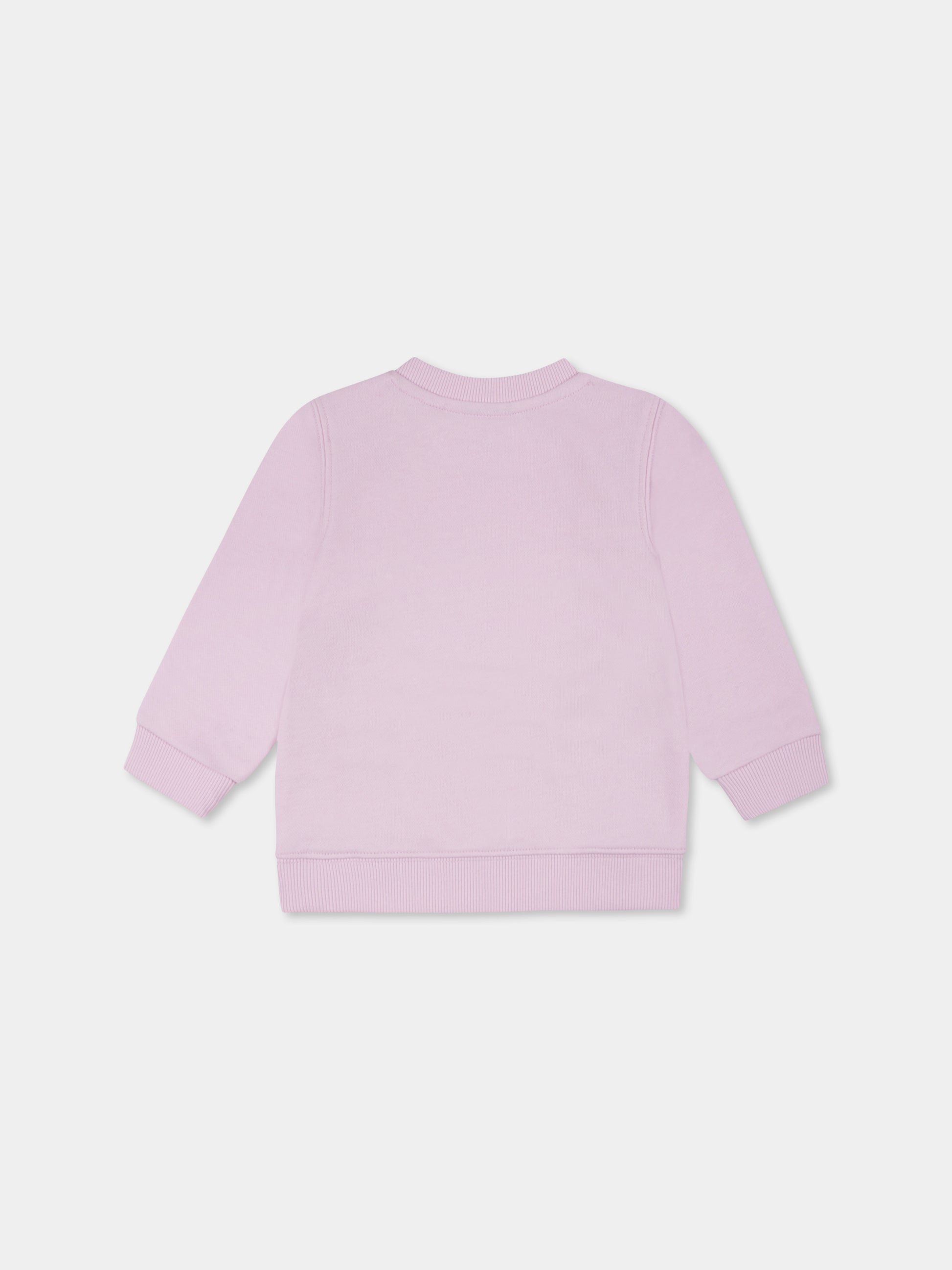 Felpa rosa per neonata con logo,New Balance,25S NBLAKG0157 LAKG0157 LIR