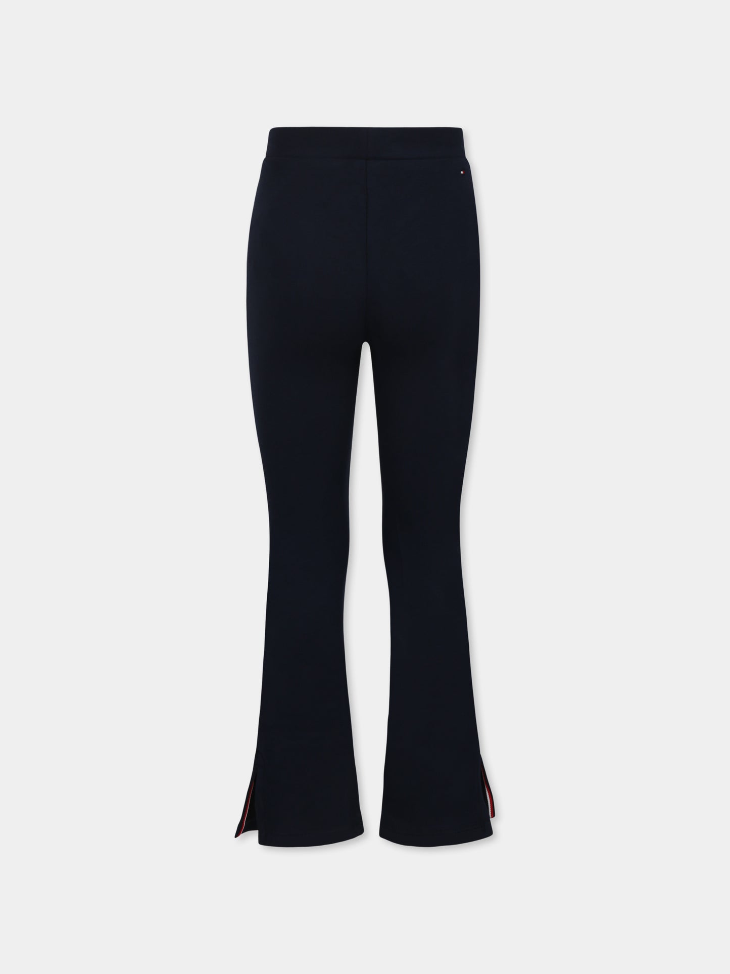 Pantaloni blu per bambina con logo,Tommy Hilfiger Junior,24F THKG0KG08301J KG0KG08301 C1G