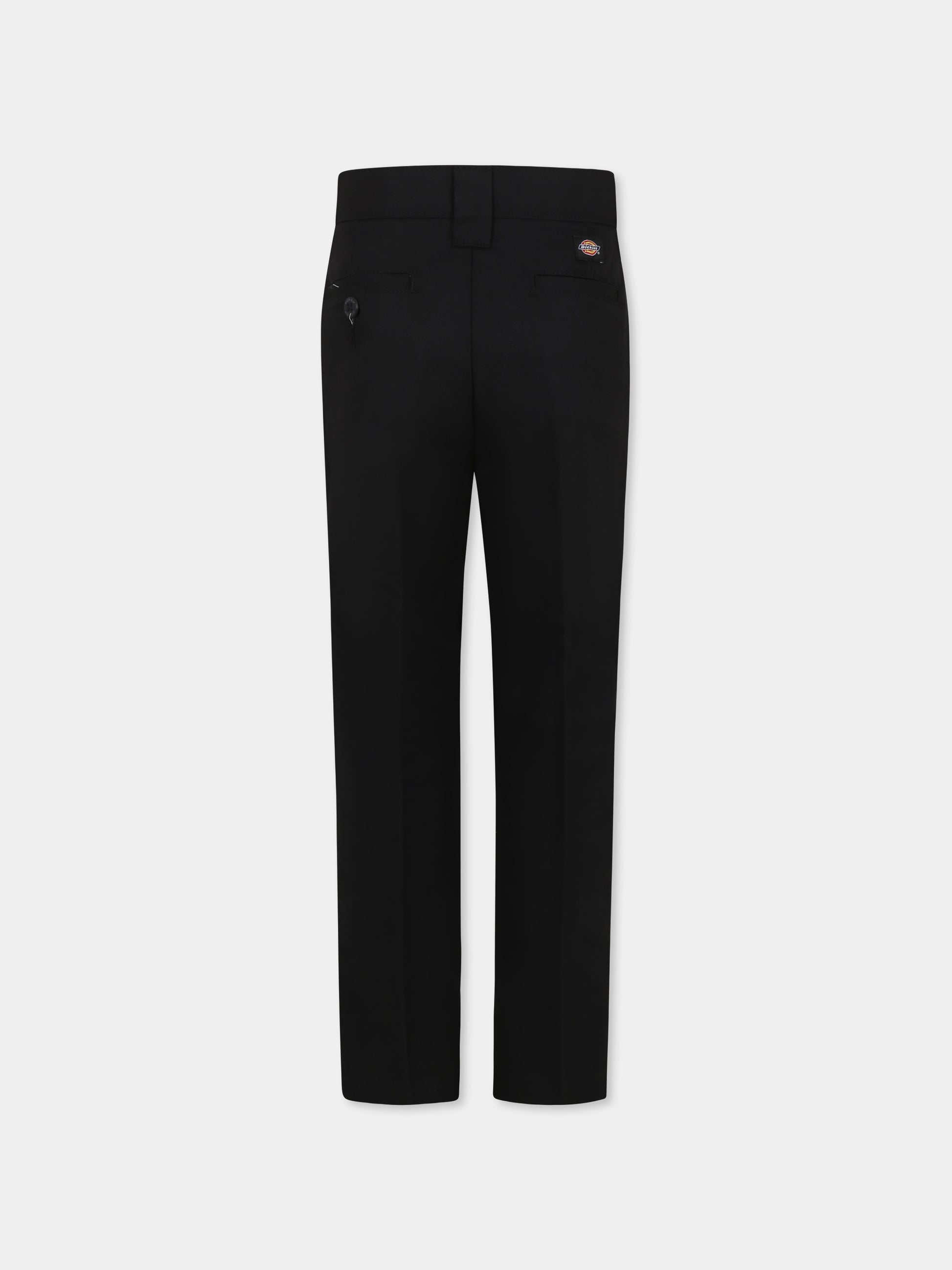 Pantaloni neri per bambino con logo,Dickies,DKDQP874BLK1