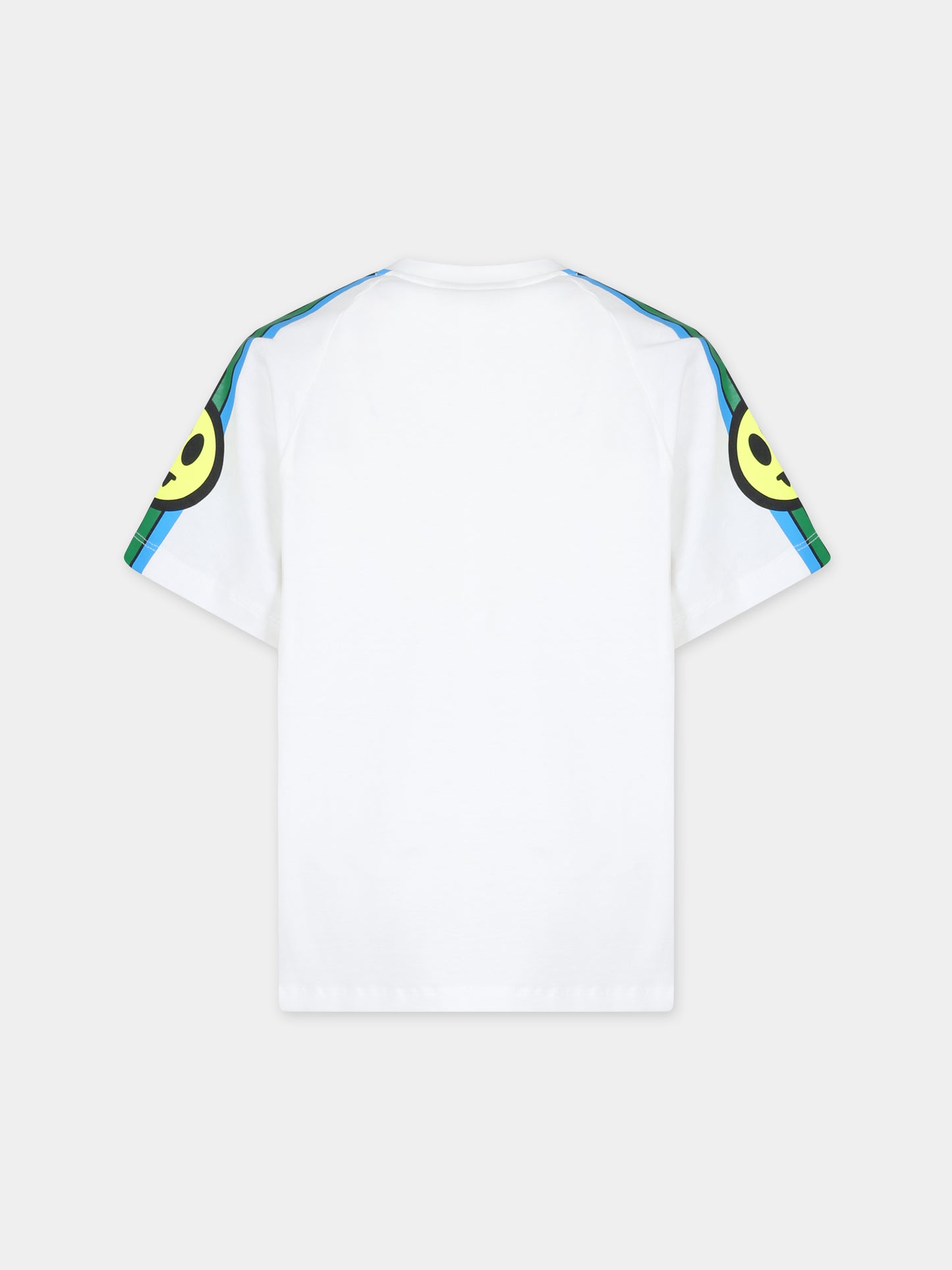 T-shirt bianca per bambini con smile,Barrow,S4BKJUTH017 002