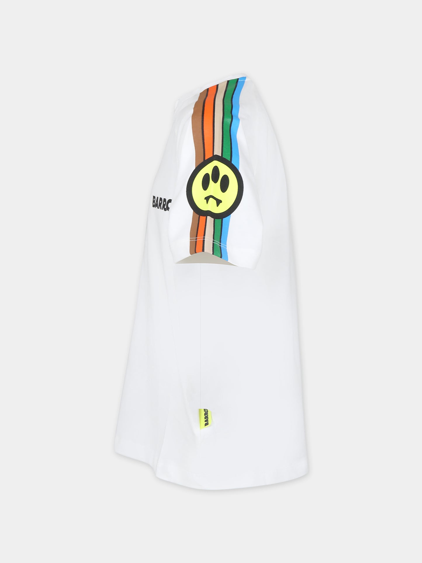 T-shirt bianca per bambini con smile,Barrow,S4BKJUTH017 002