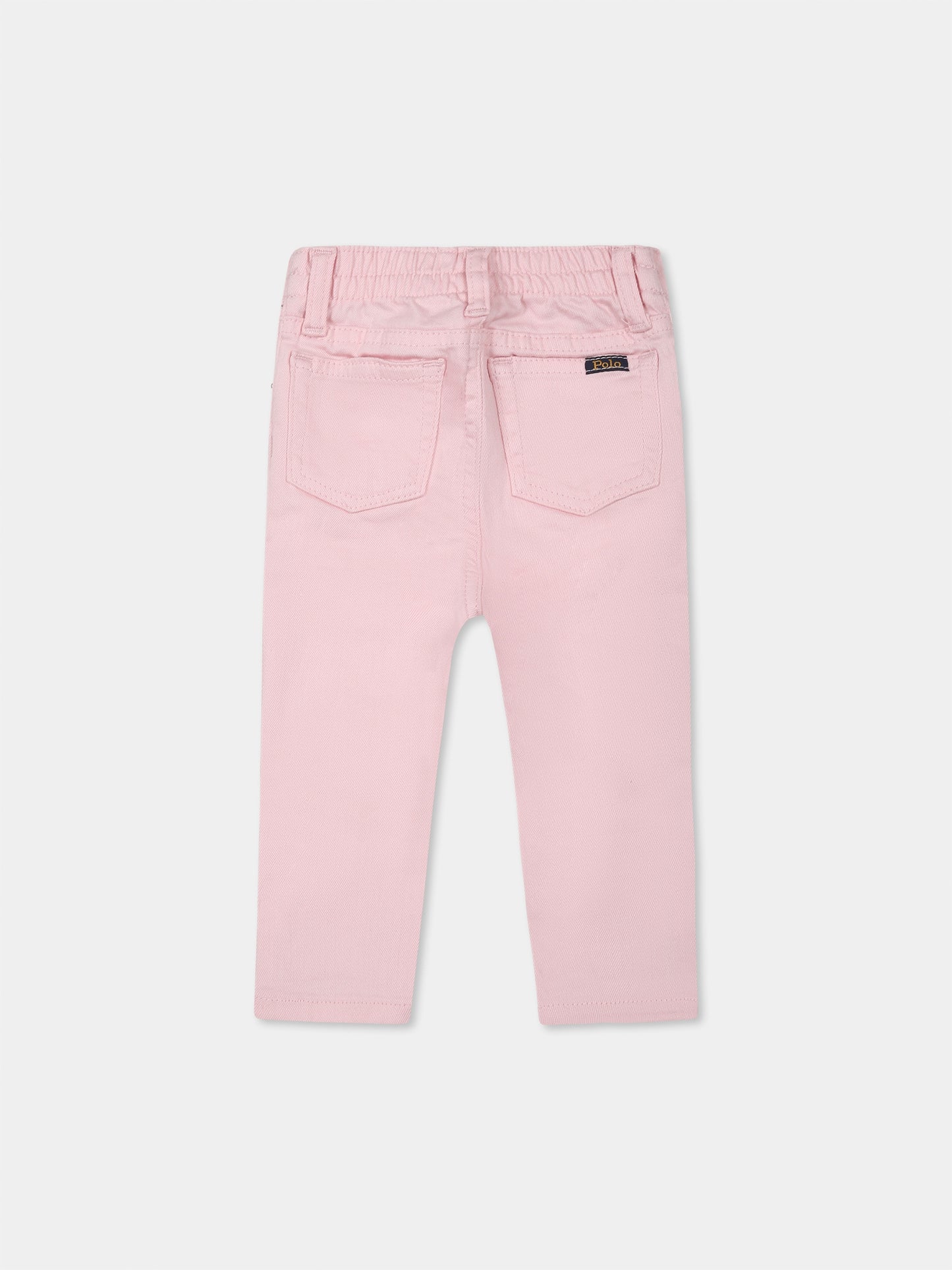 Pink jeans for baby girl