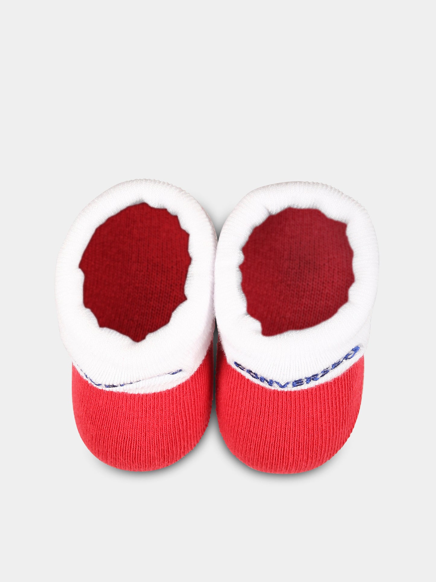 Set body rosso per neonato con logo,Converse,LC0028 F97