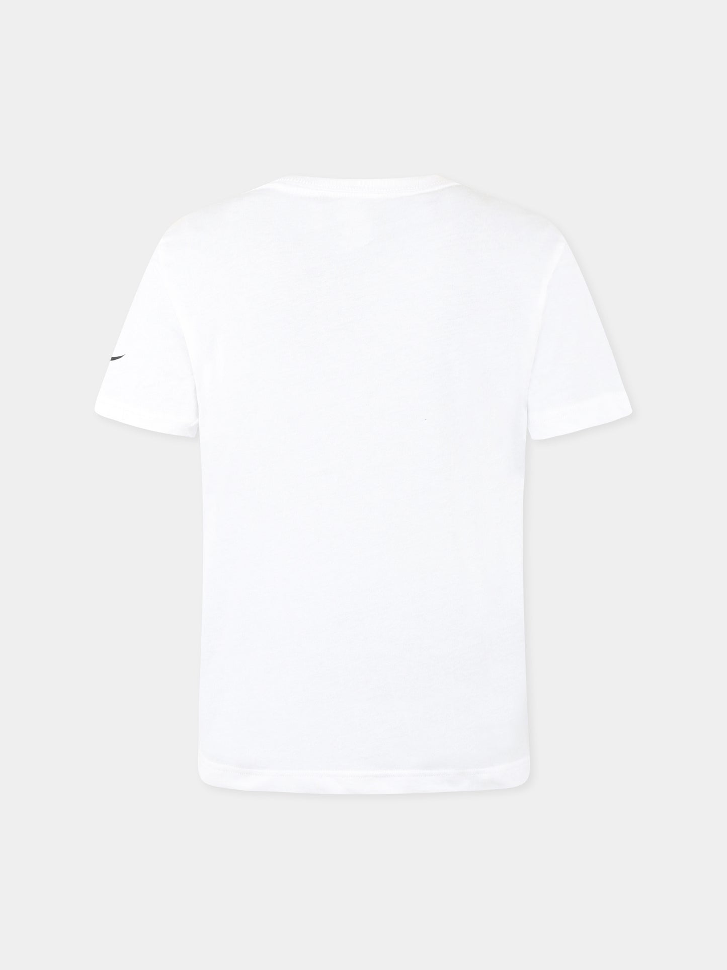 White t-shirt for boy with writing