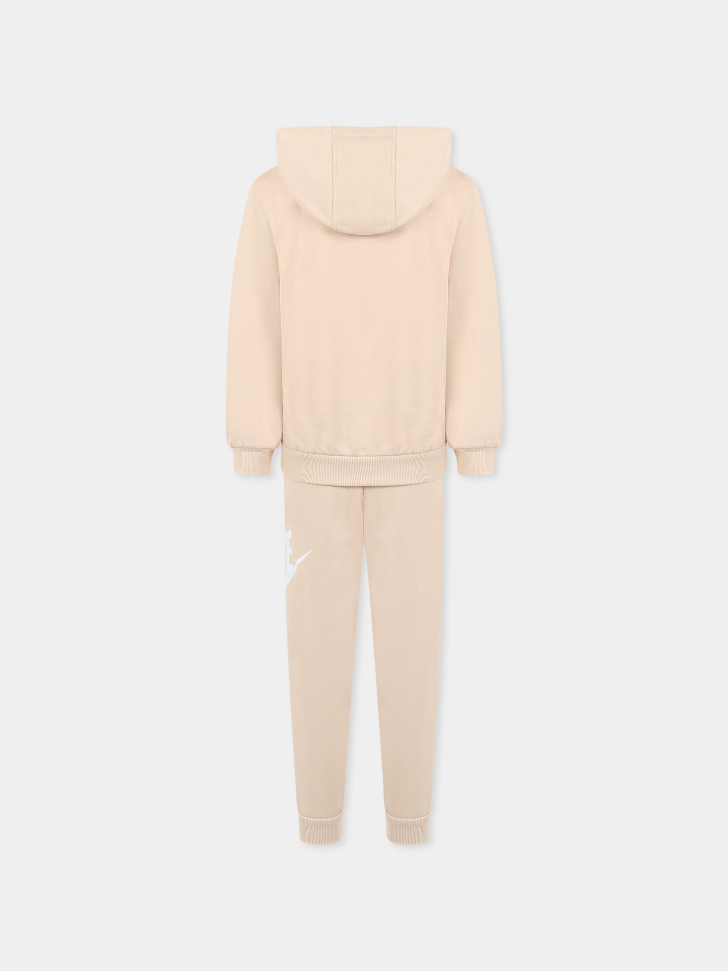 Completo beige per bambini con logo,Nike,86L595 X5C
