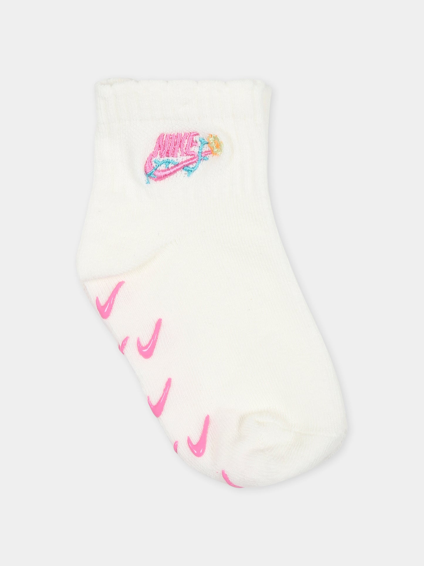 Set calze multicolor per bambina con logo,Nike,NN1175 782 J