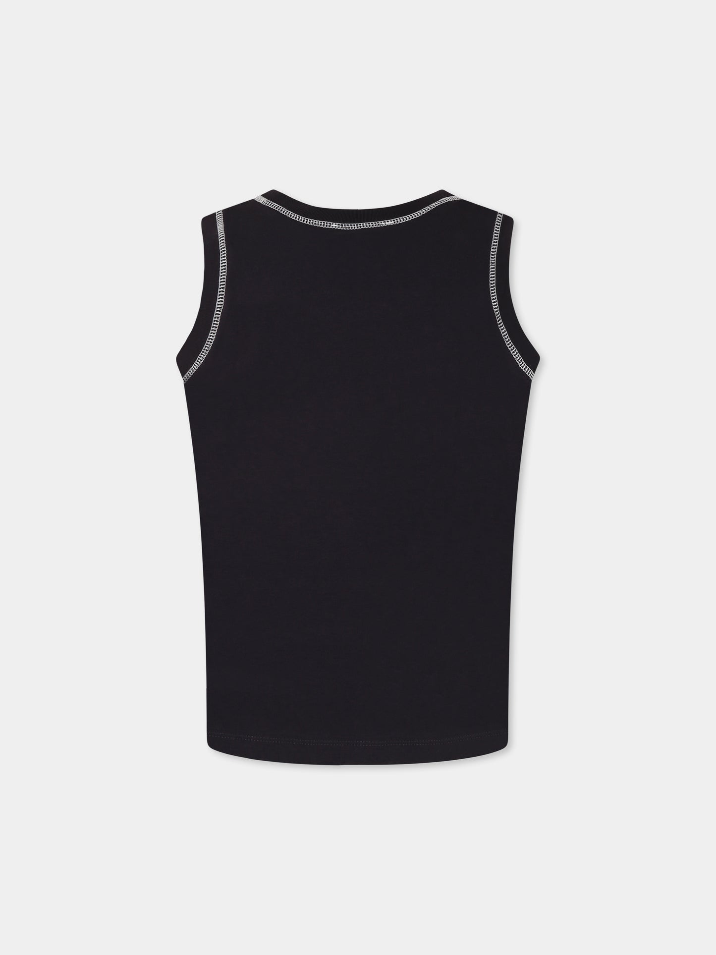 Canotta blu per bambini con logo,Marni Kids,M01411 M00RF MT273U 0M803