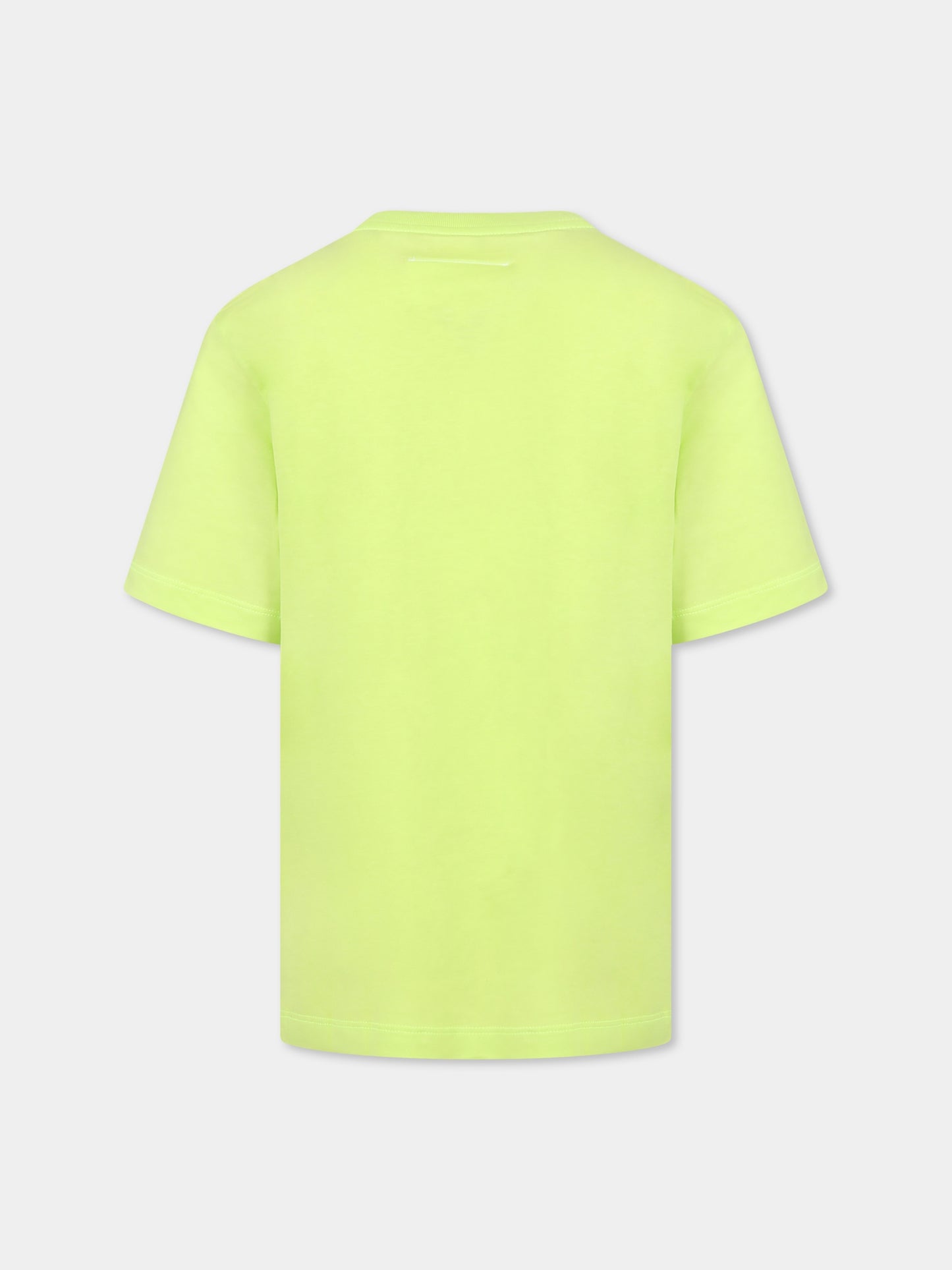 Yellow t-shirt for kids with logo