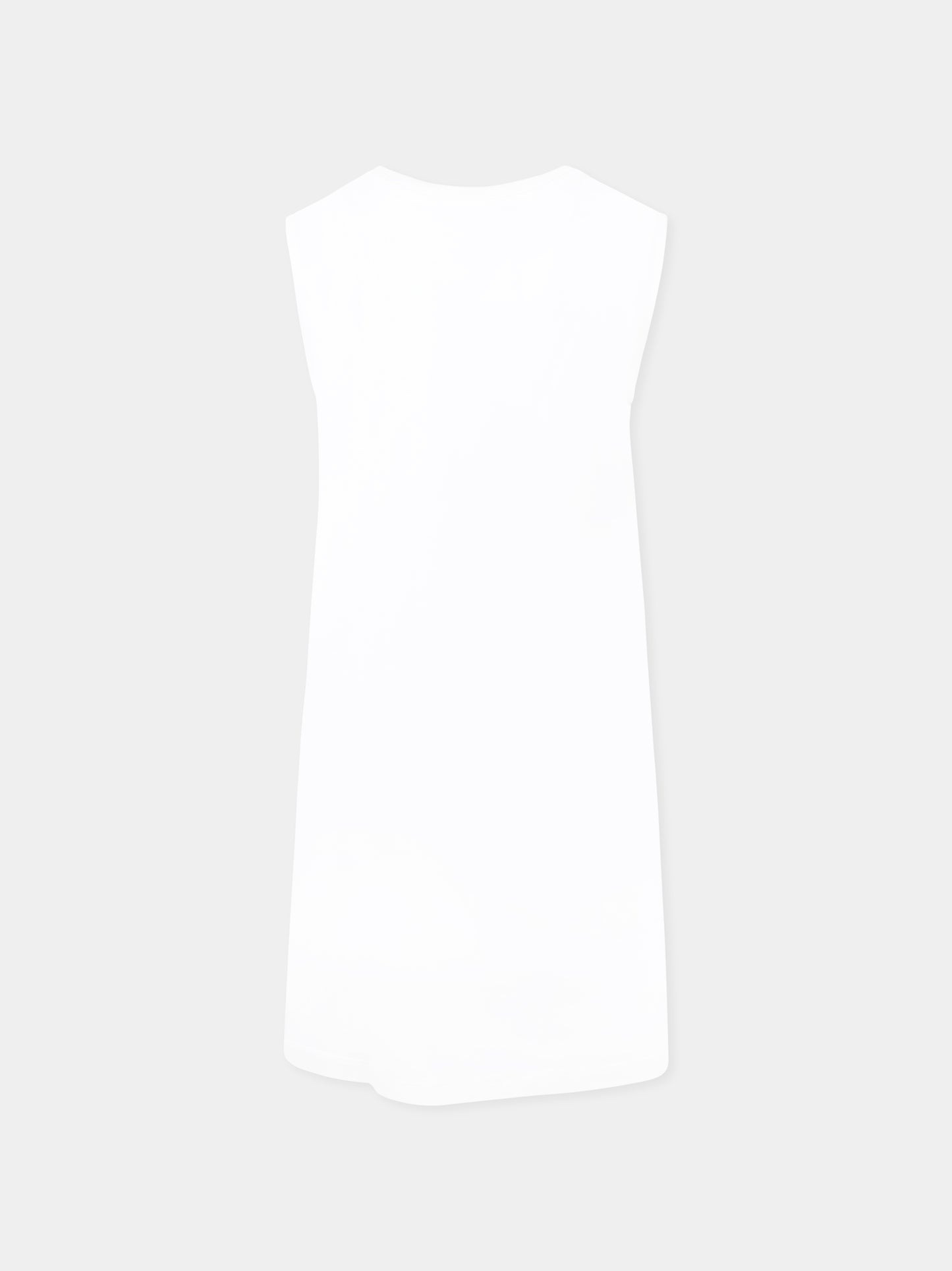 Copricostume bianco per bambina con stampa numeri,Mm6 Maison Margiela,M60780 MM04I MM6MCU6U M6100