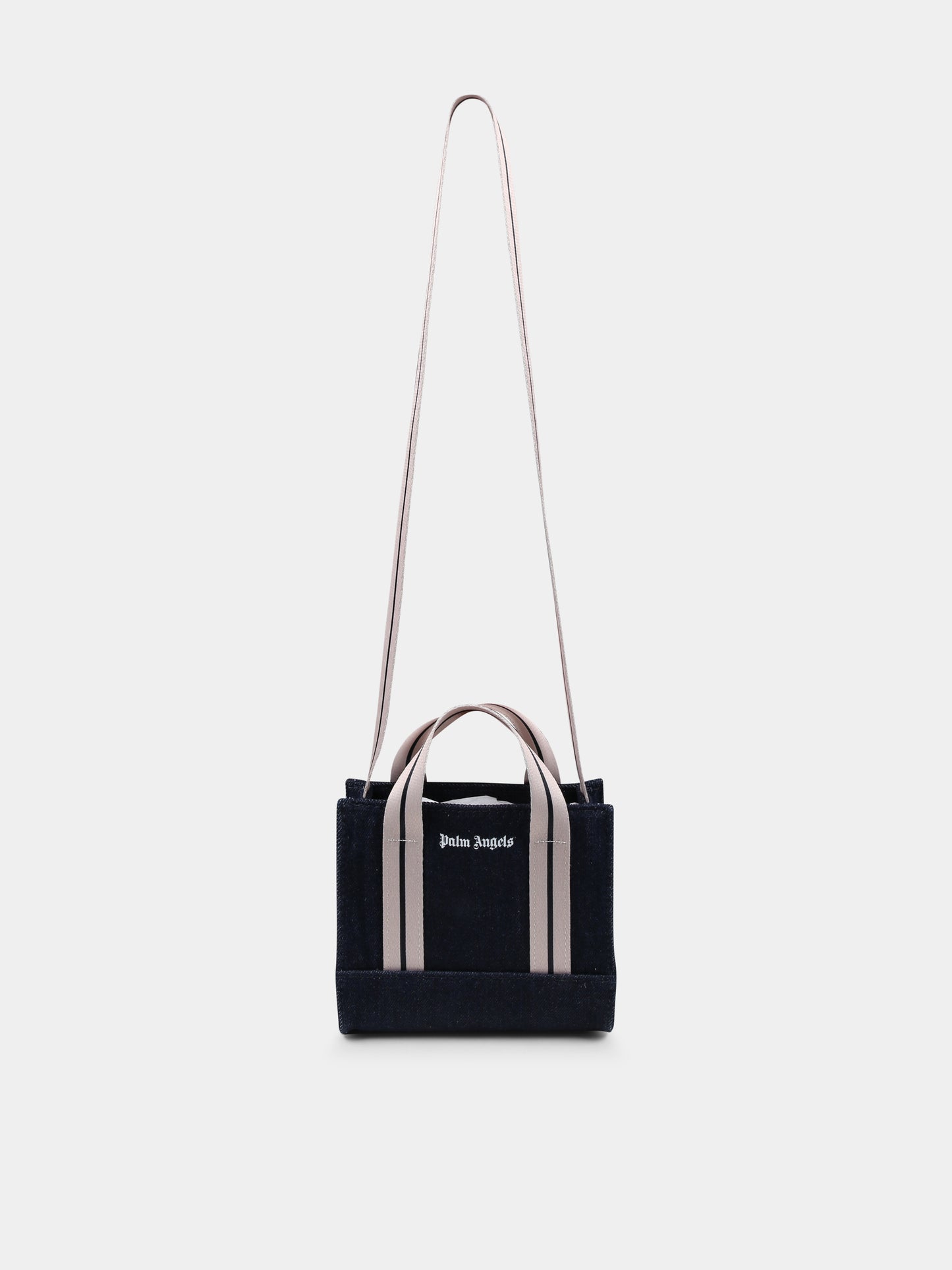 Denim bag for girl with logo