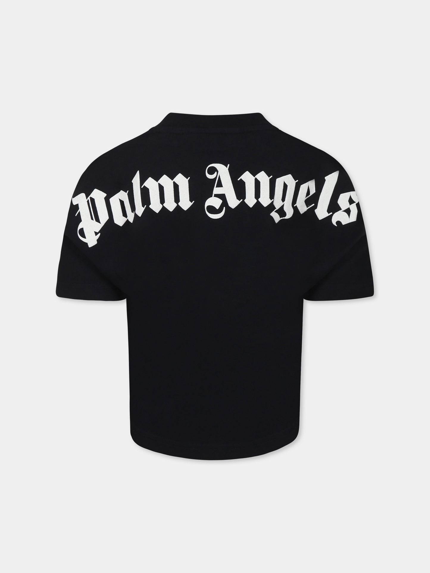 Black t-shirt for kids with logo