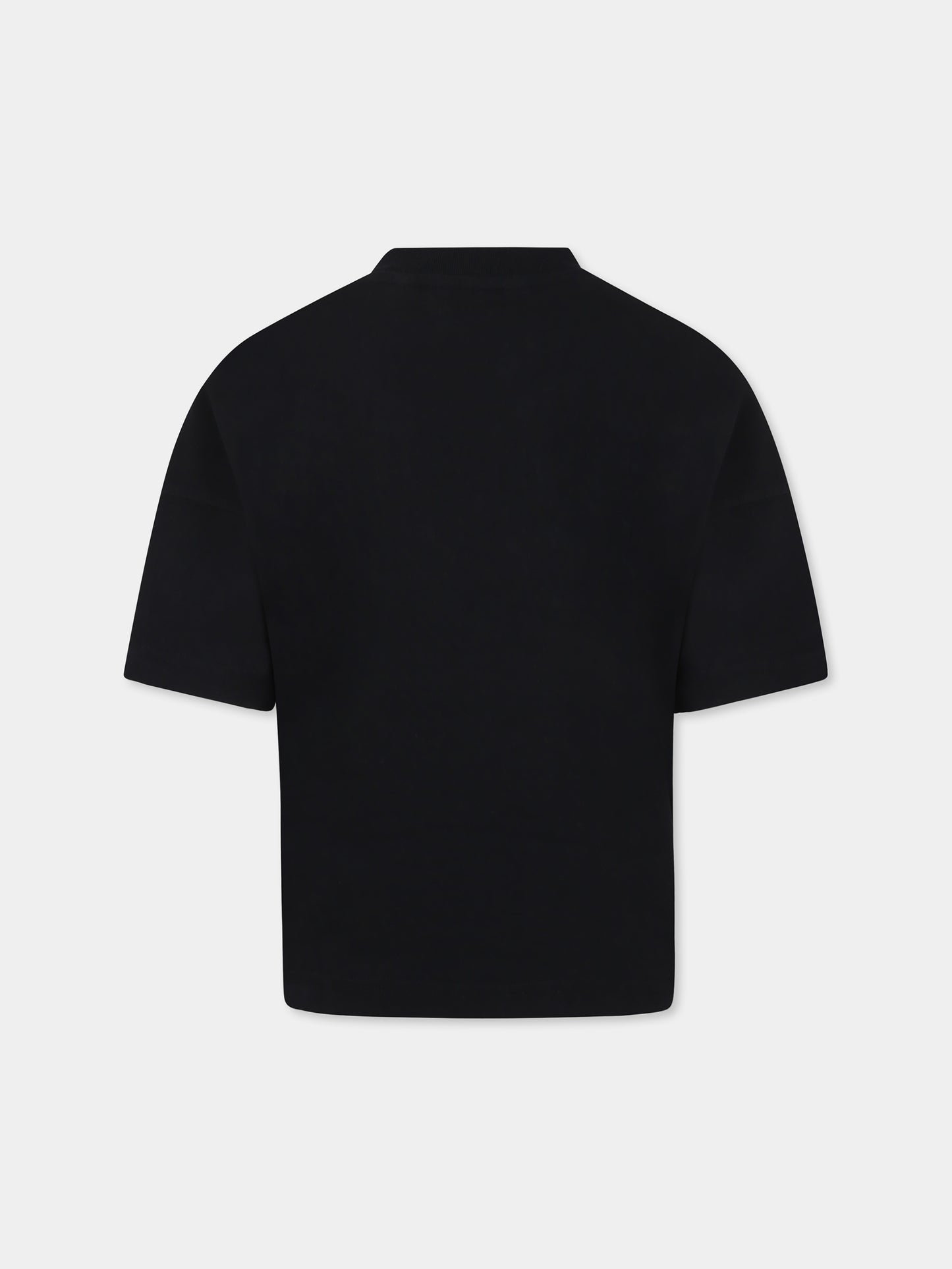Black t-shirt for boy with shark