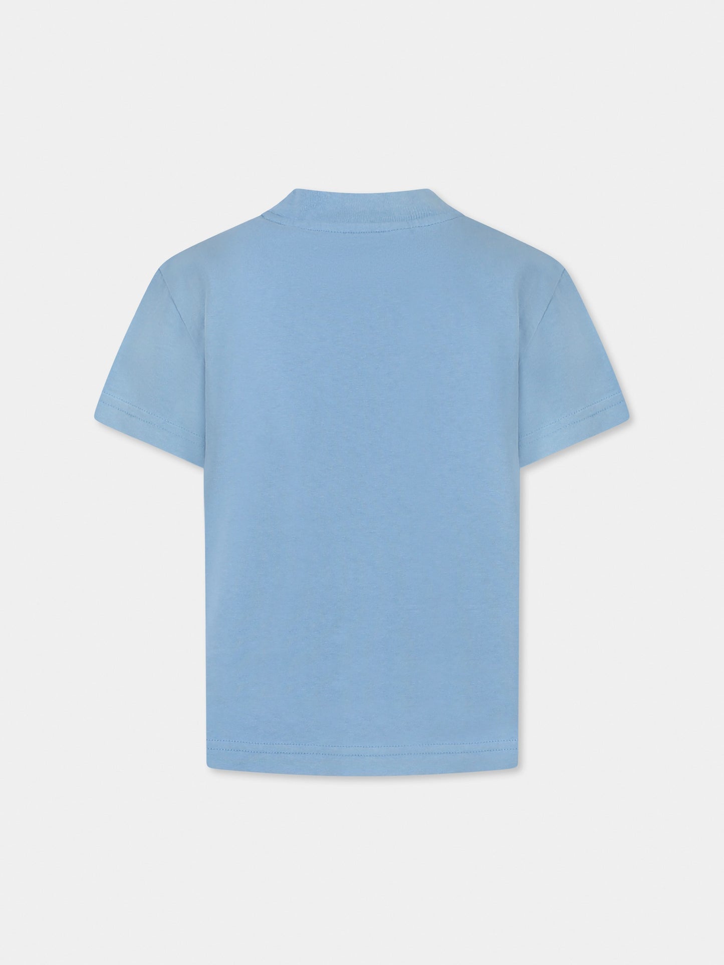 Light blue t-shirt for boy with bear