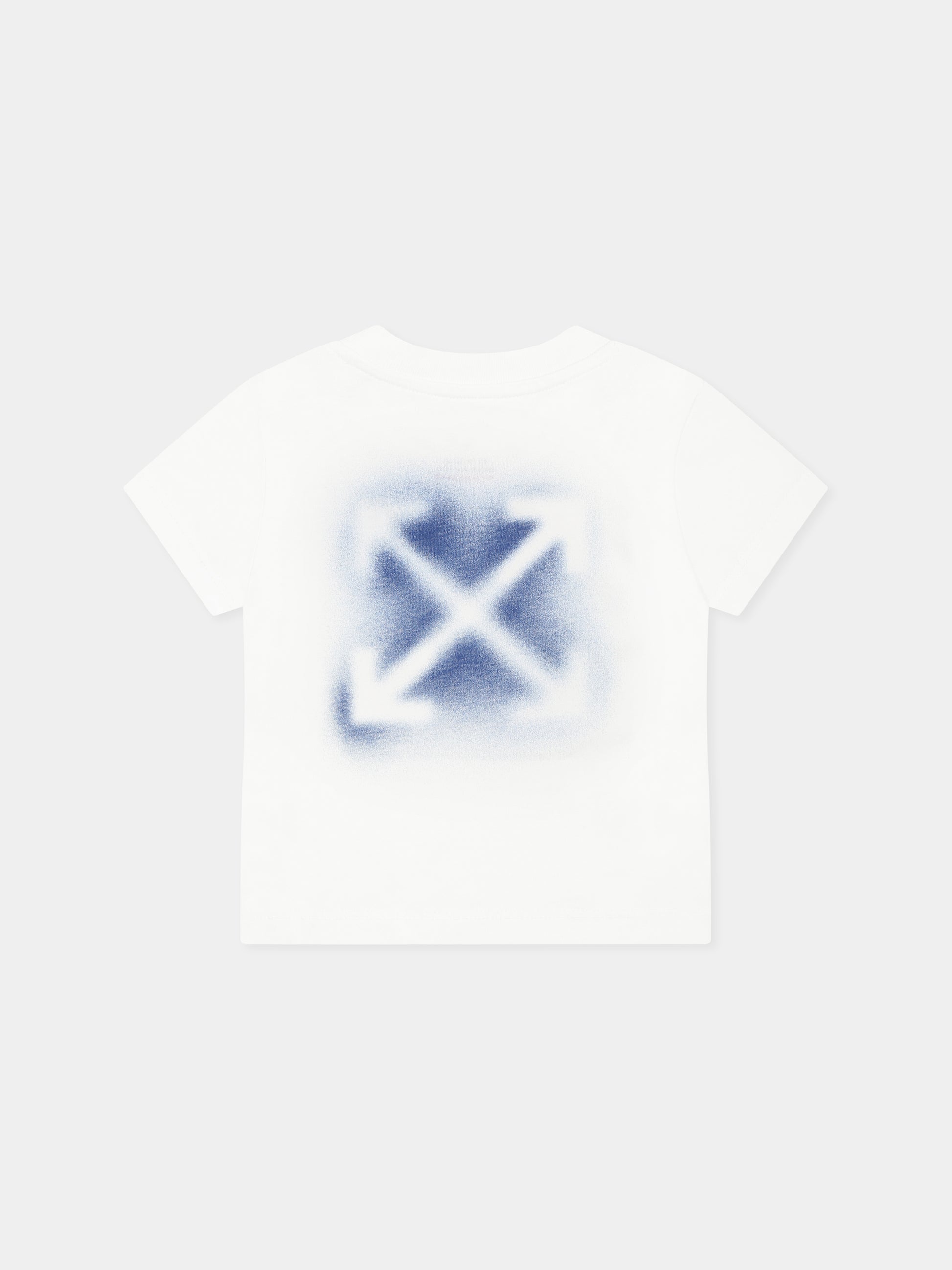 T-shirt bianca per neonato con logo,Off White,OBXB001S25JER0020145