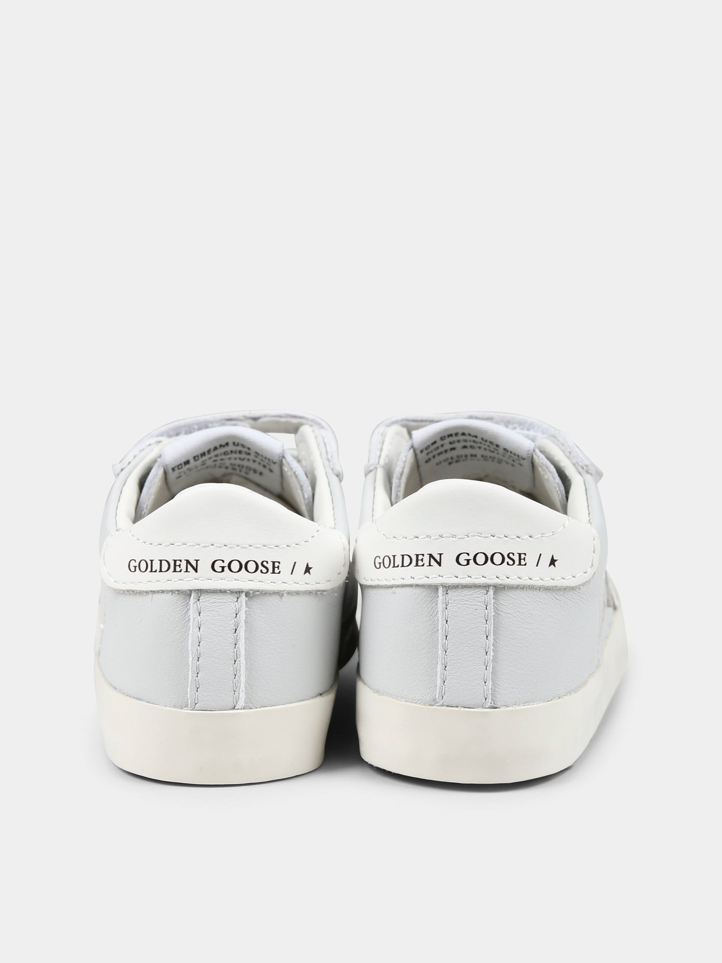 Sneakers Baby School celesti per neonato con stella,Golden Goose,GIF00166 F006741 15616