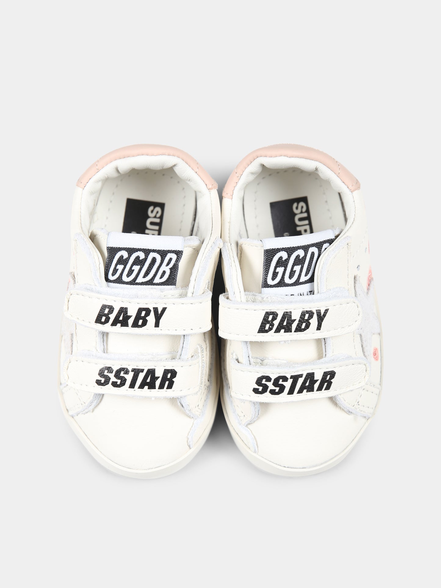 Sneakers bianche per neonata con stella,Golden Goose,GIF00166 F006745 10318