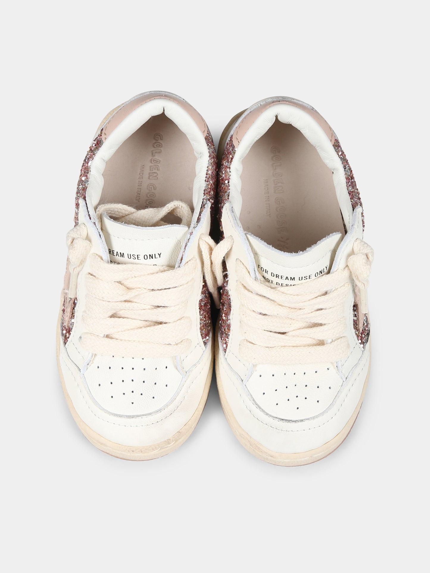 Sneakers Ball Star rosa per bambina,Golden Goose,GJF00439 F006795 25753