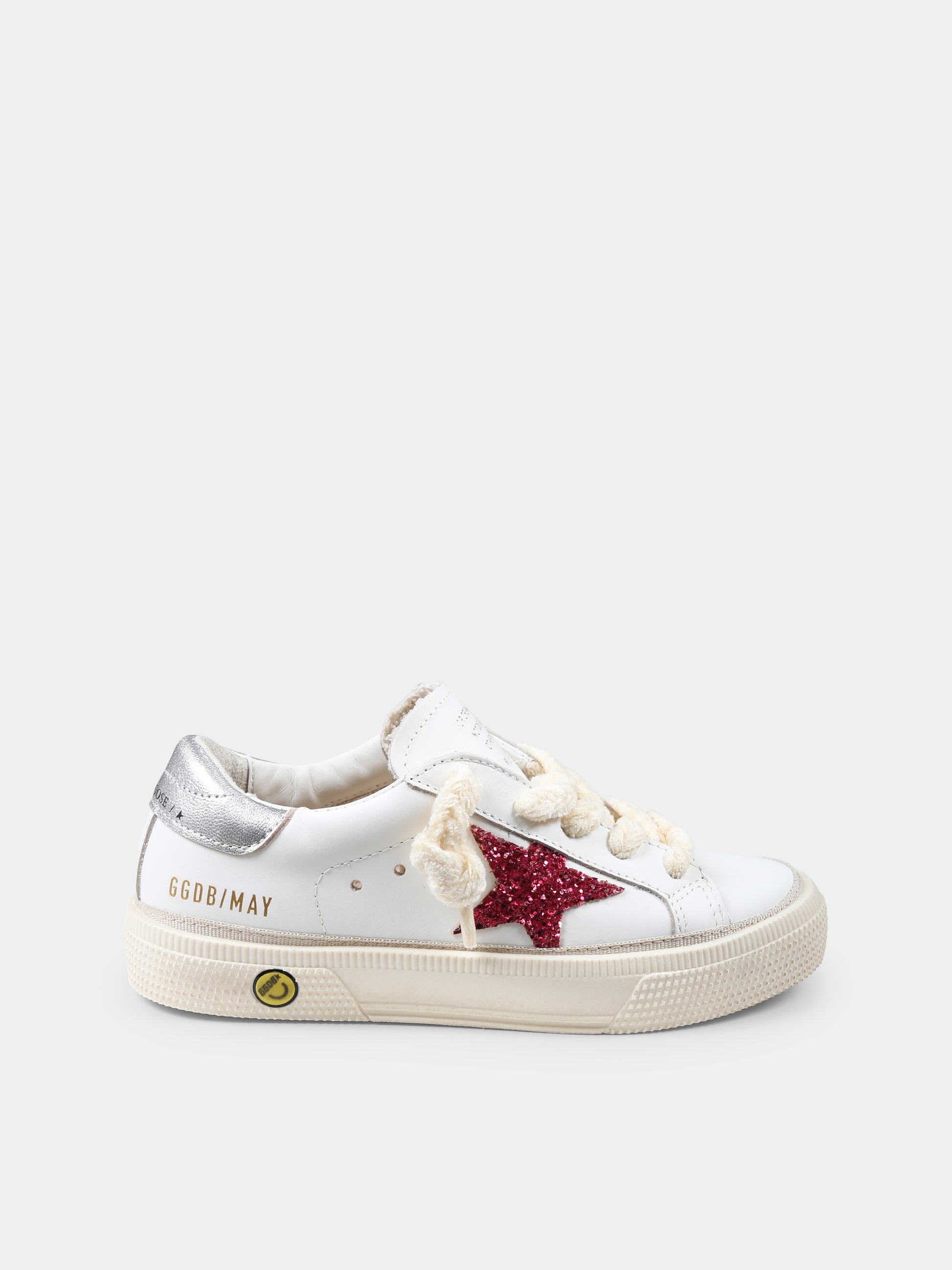 Sneakers May bianche per bambina,Golden Goose,GYF00112 F006770 10426