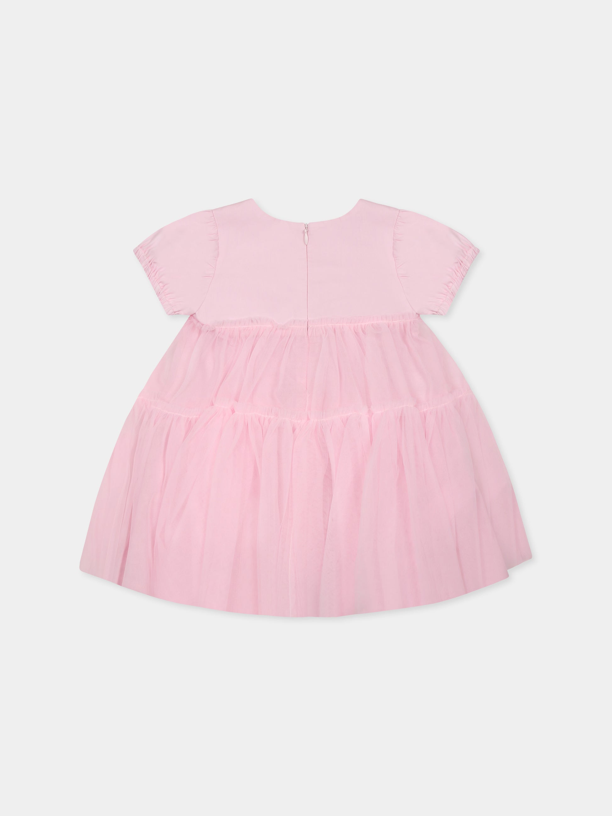 Vestito rosa per neonata con logo,Marni Kids,M01439 M00U0 MD294D 0M347