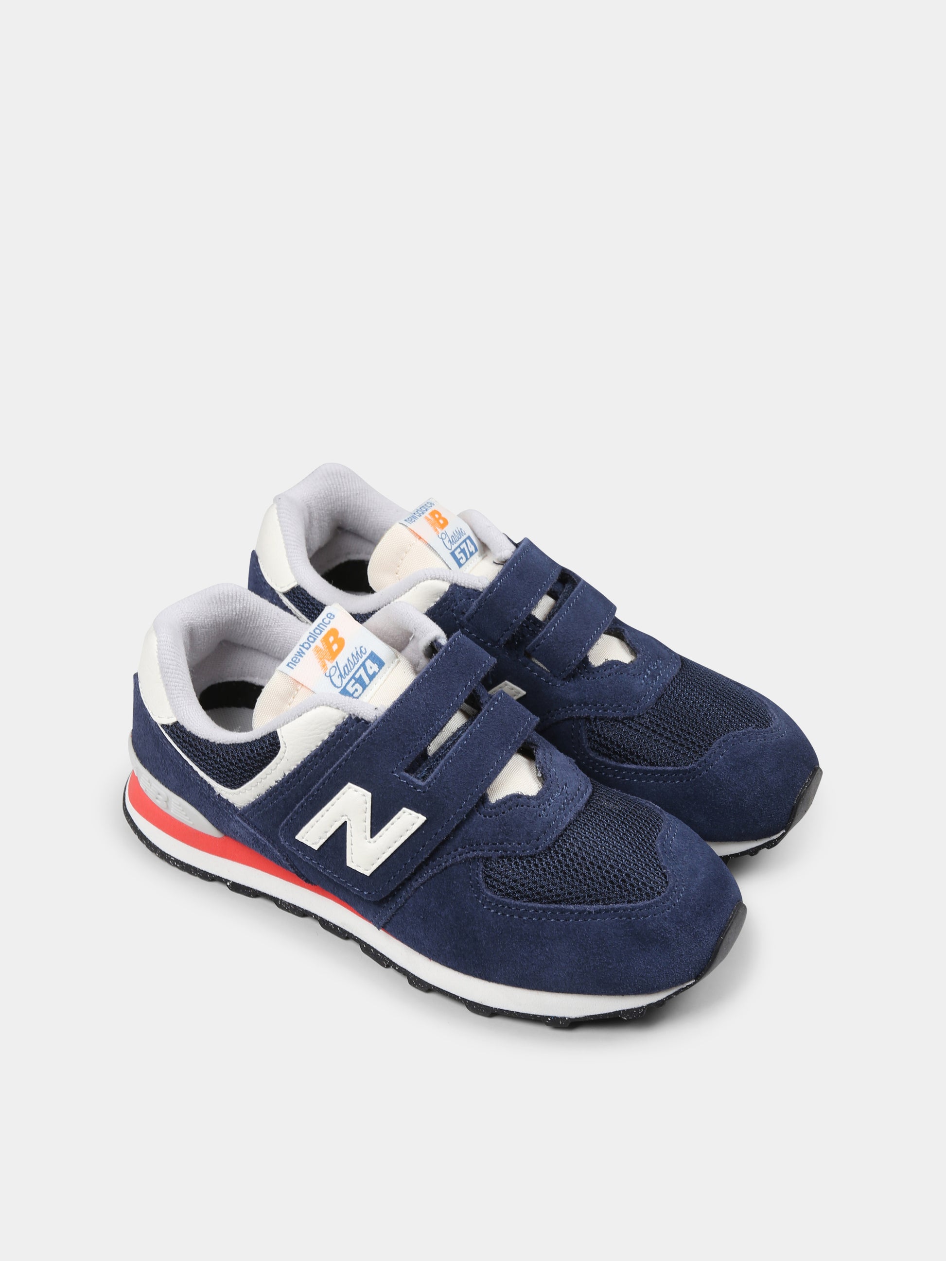 Sneakers 574 blu per bambino con logo,New Balance,PV574VPN