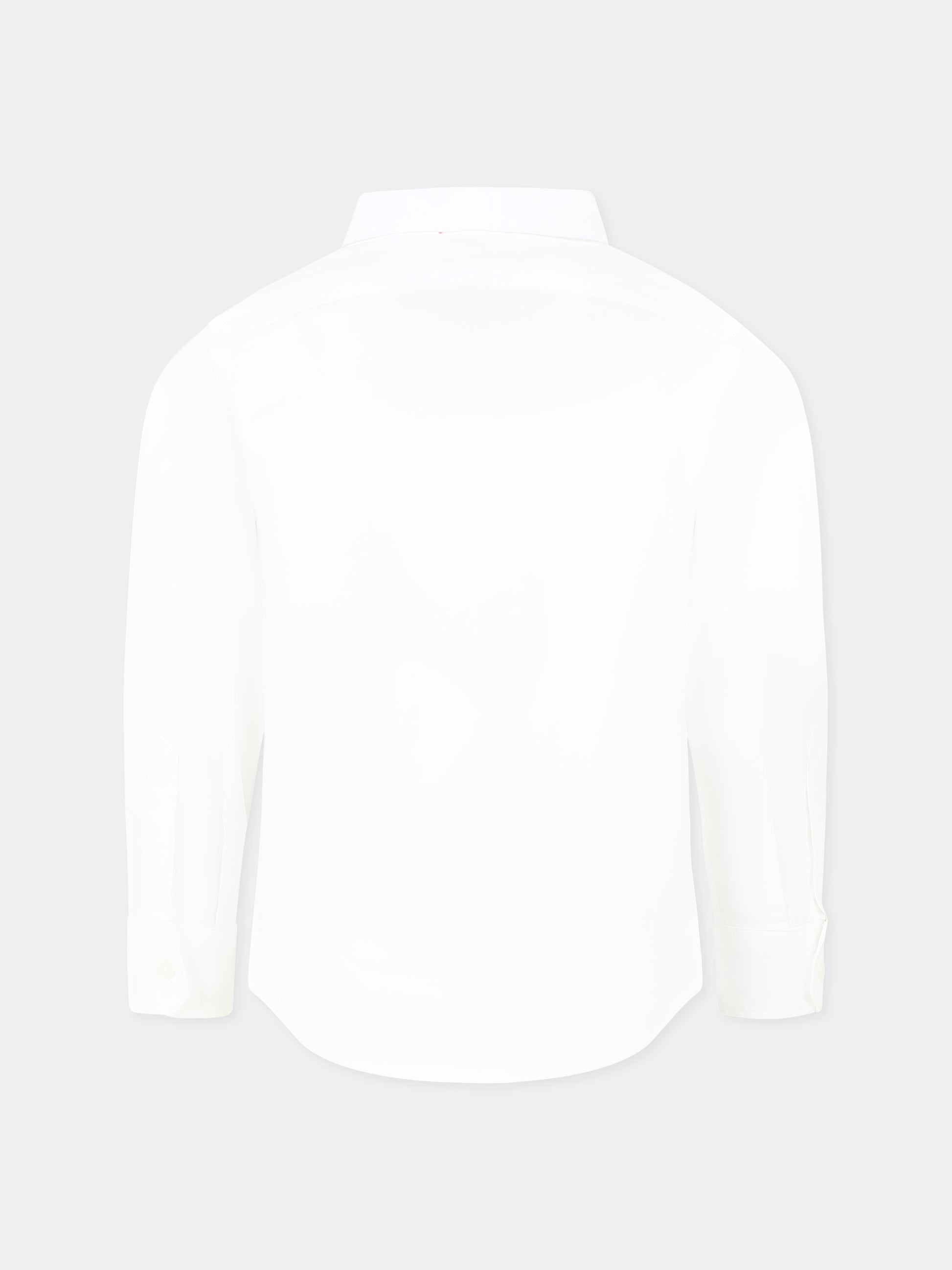 Camicia bianca per bambino con logo,Diesel,J01746 KXBA8 K100