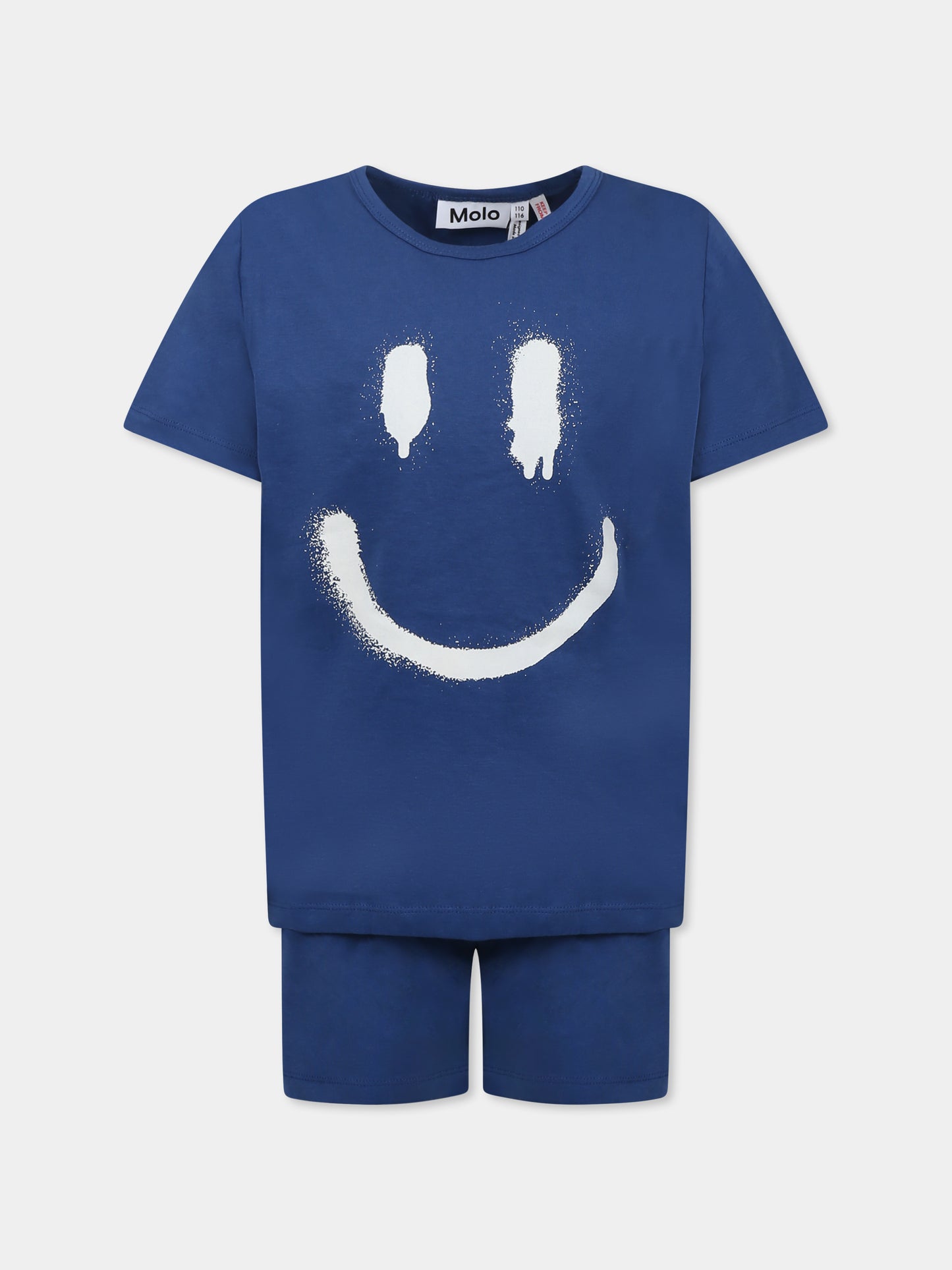 Pigiama blu Luvis per bambini con smile,Molo,6S25R401 5453