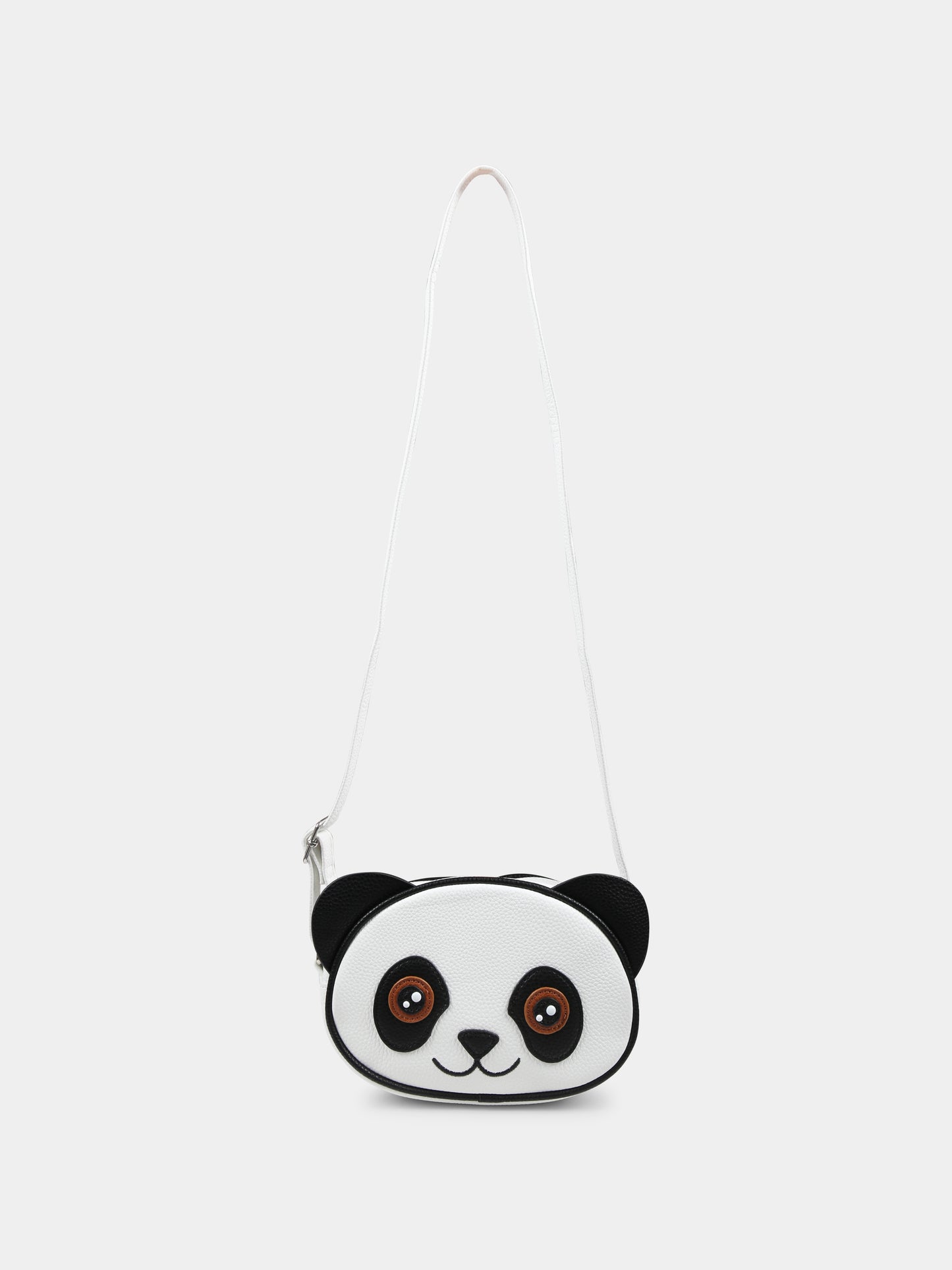 White bag for girl with panda