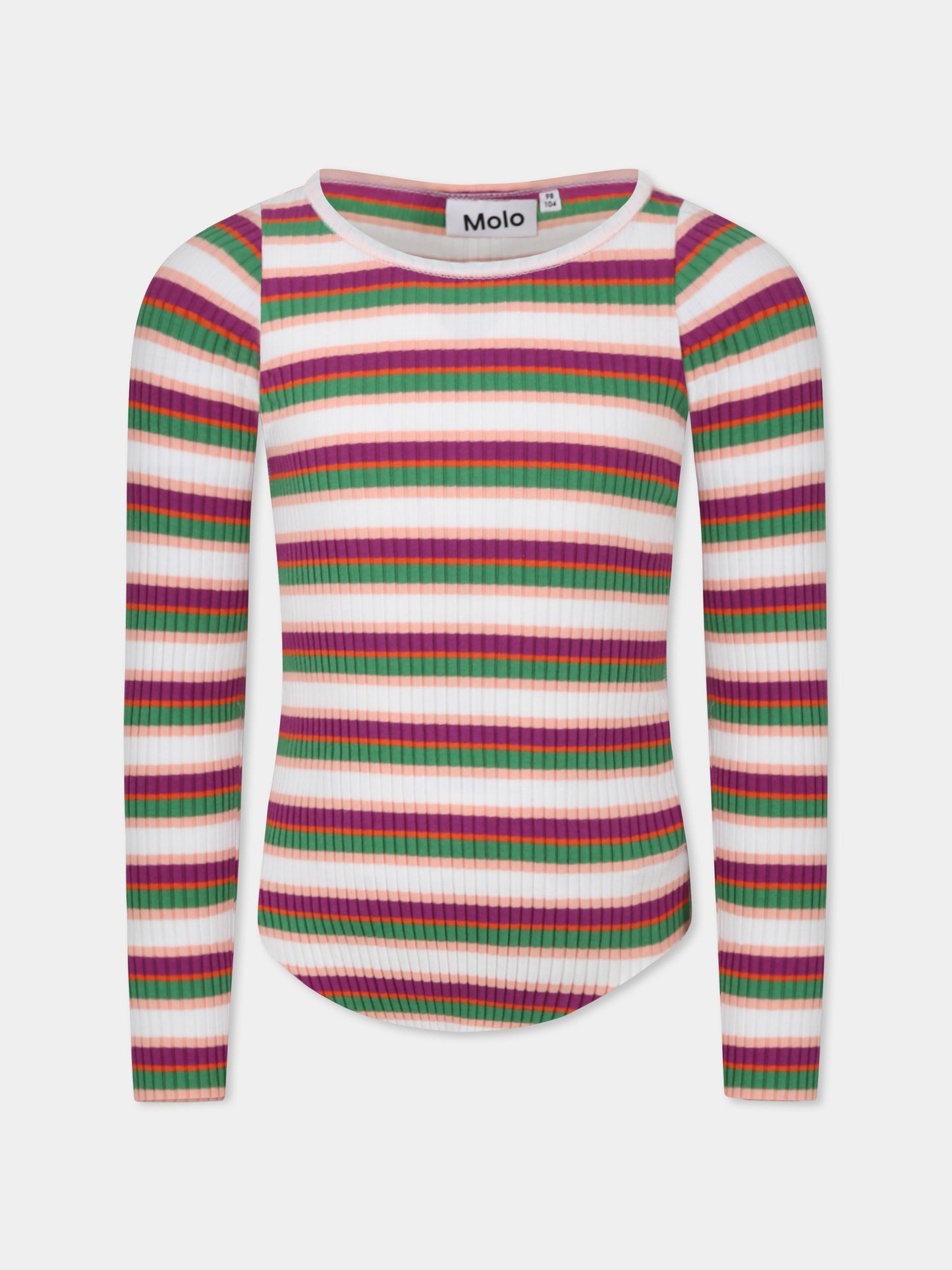 T-shirt Rochelle multicolor per bambina,Molo,2S25A401 9296