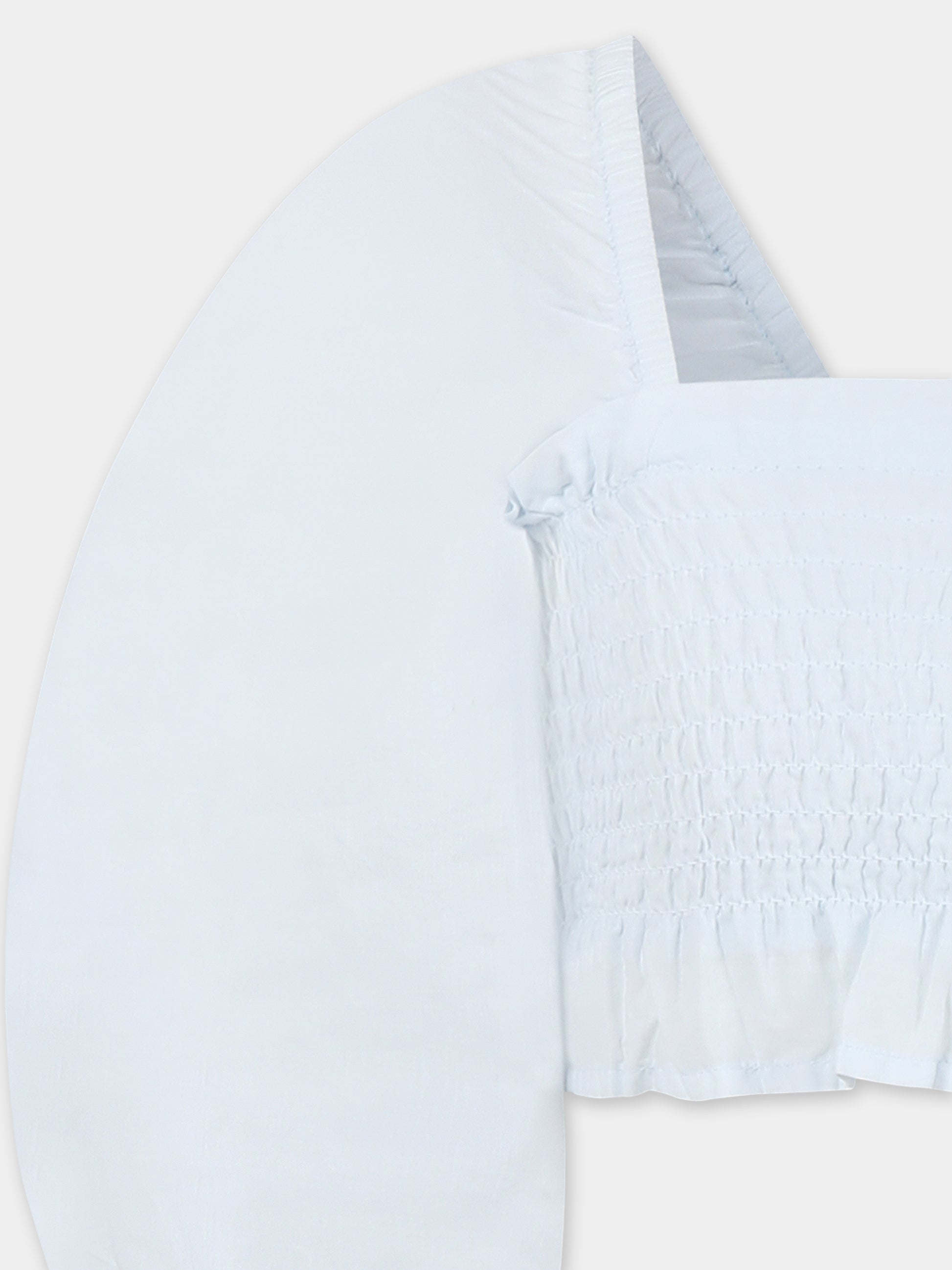 Top crop Rosemary celeste per bambina,Molo,2S25C301 5467