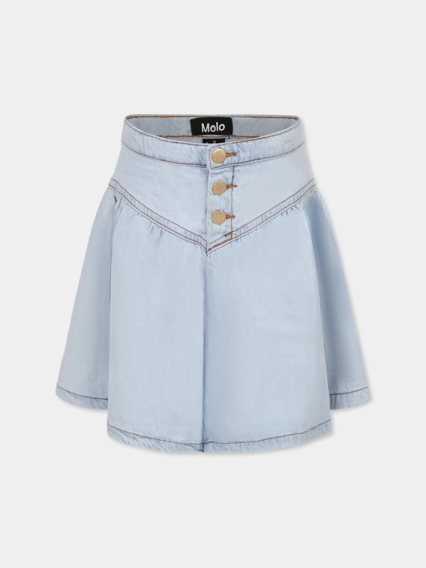 Gonna Betsy denim per bambina,Molo,2S25D115 5487