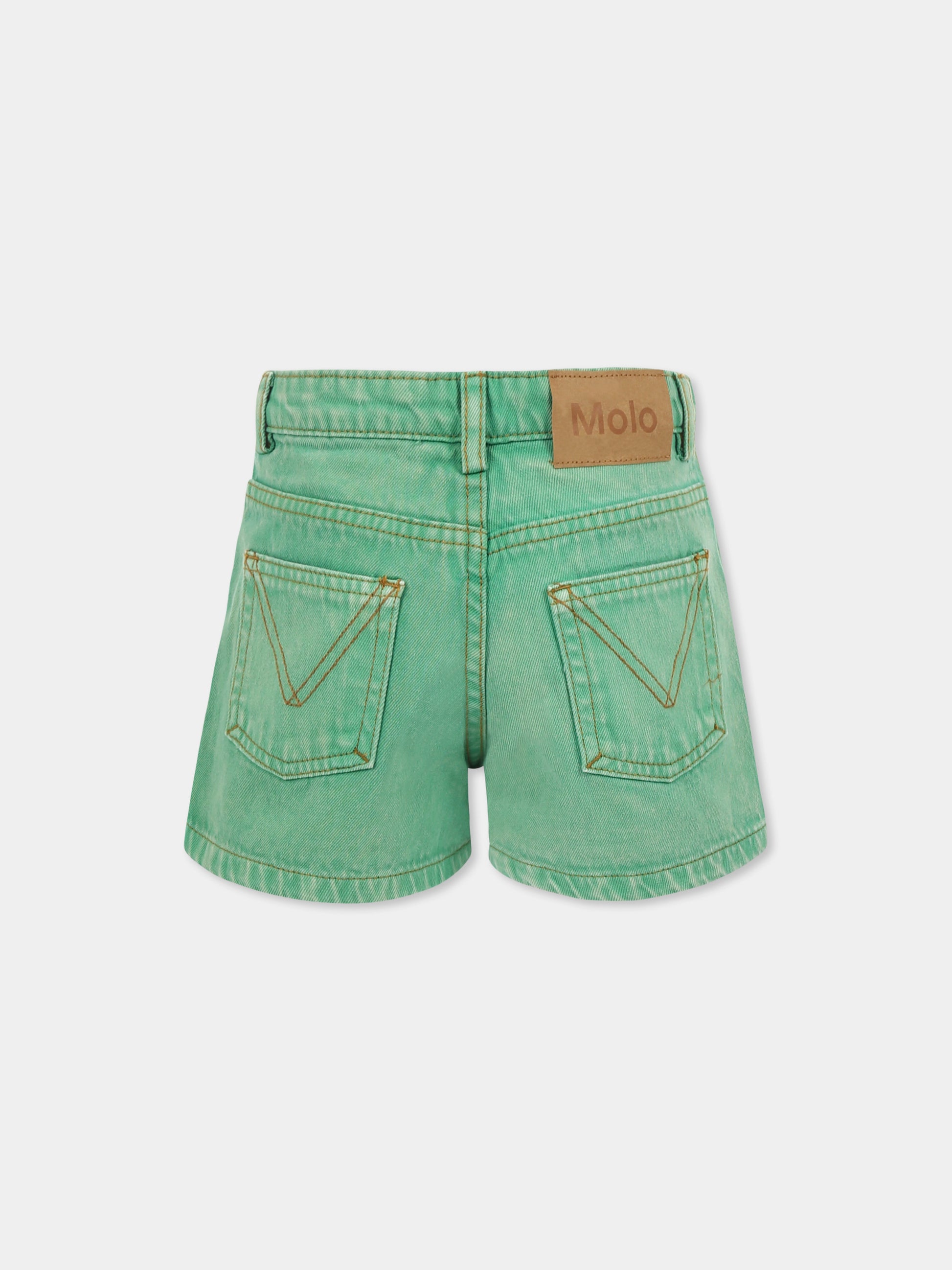 Shorts Amberly verde per bambina,Molo,2S25H108 5468