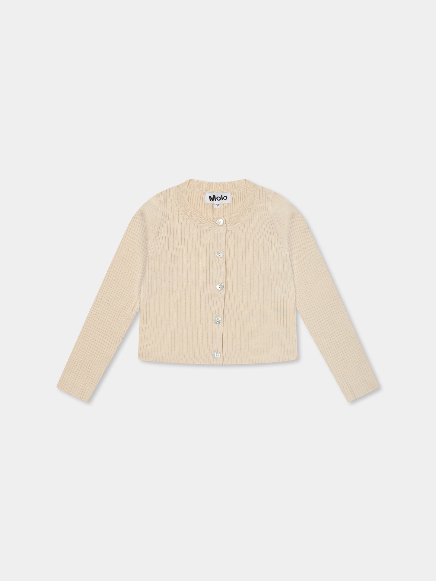 Ivory cardigan for girl