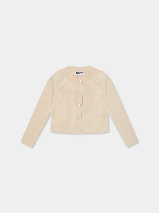 Ivory cardigan for girl