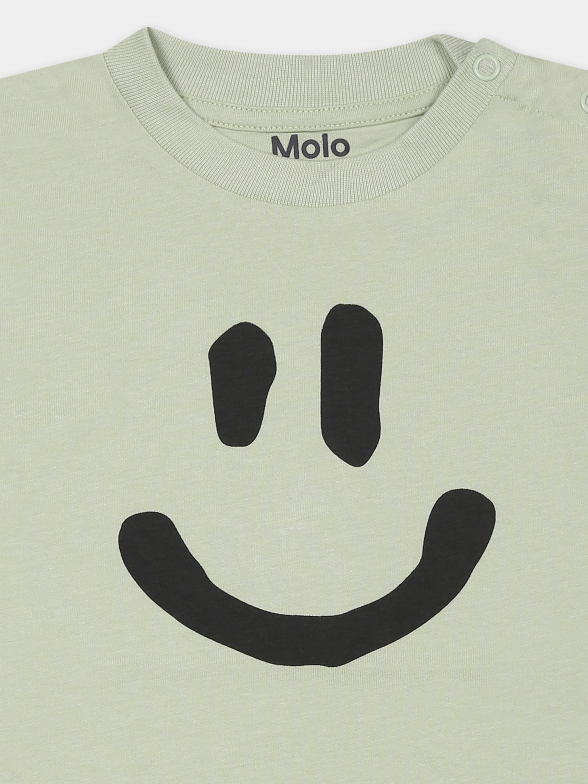 T-shirt Enzo verde per neonati con smile,Molo,6S25A207 5406
