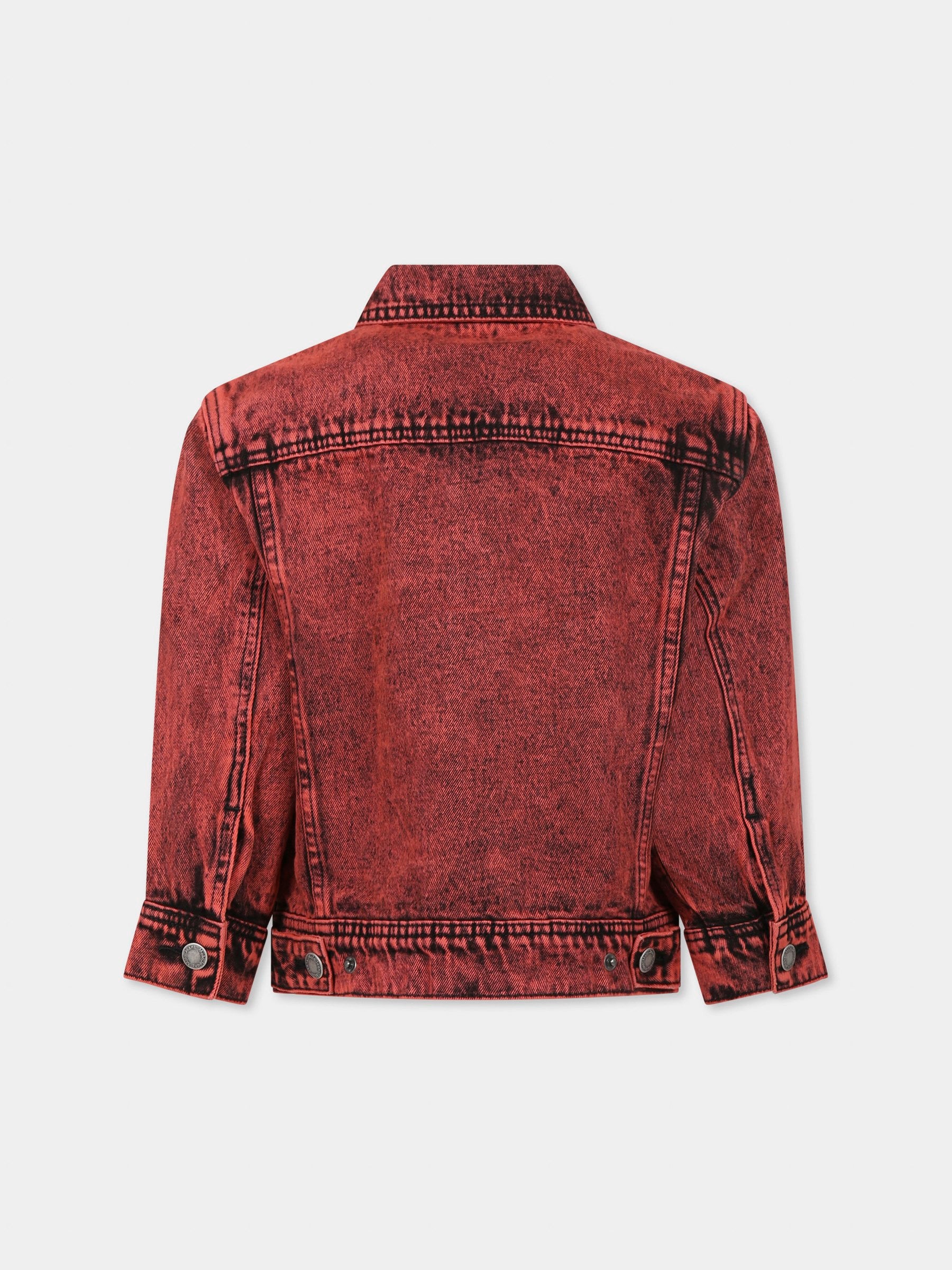 Giubbotto di jeans Honore rosso per bambini,Molo,5S25M301 5477