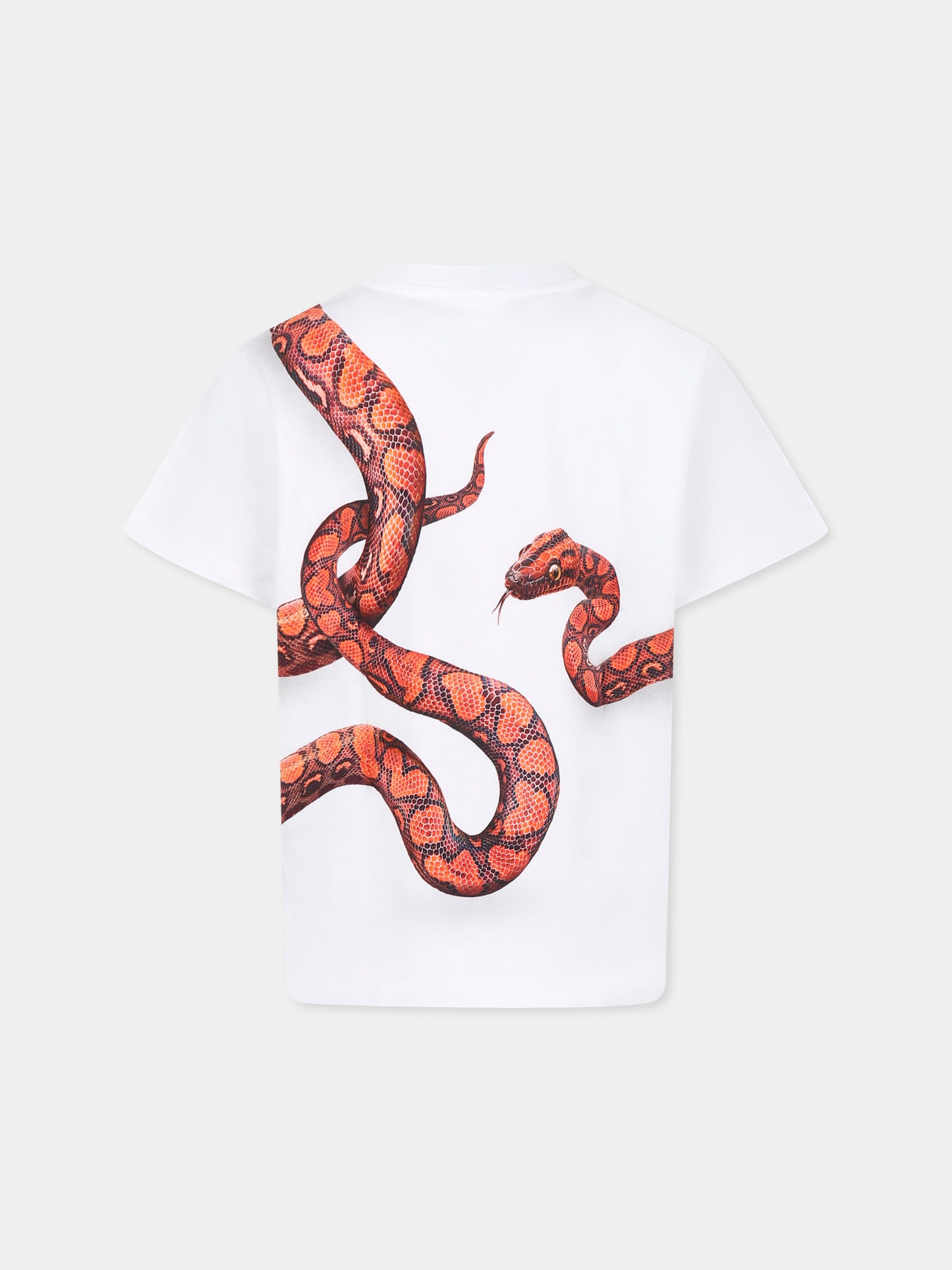 T-shirt Rubin bianca per bambino con serpente,Molo,1S25A223 3866