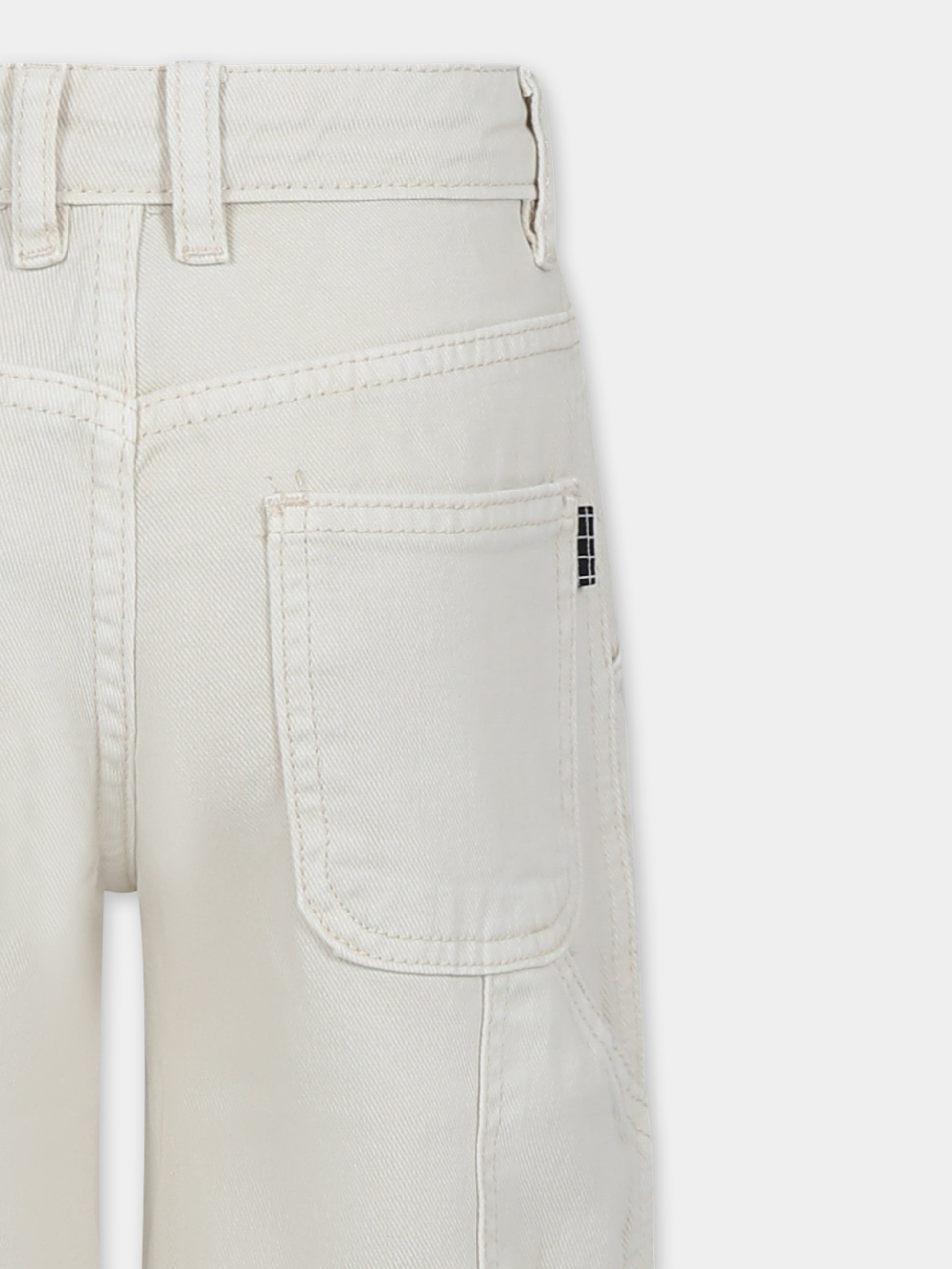 Jeans Archer avorio per bambino,Molo,1S25I108 8955