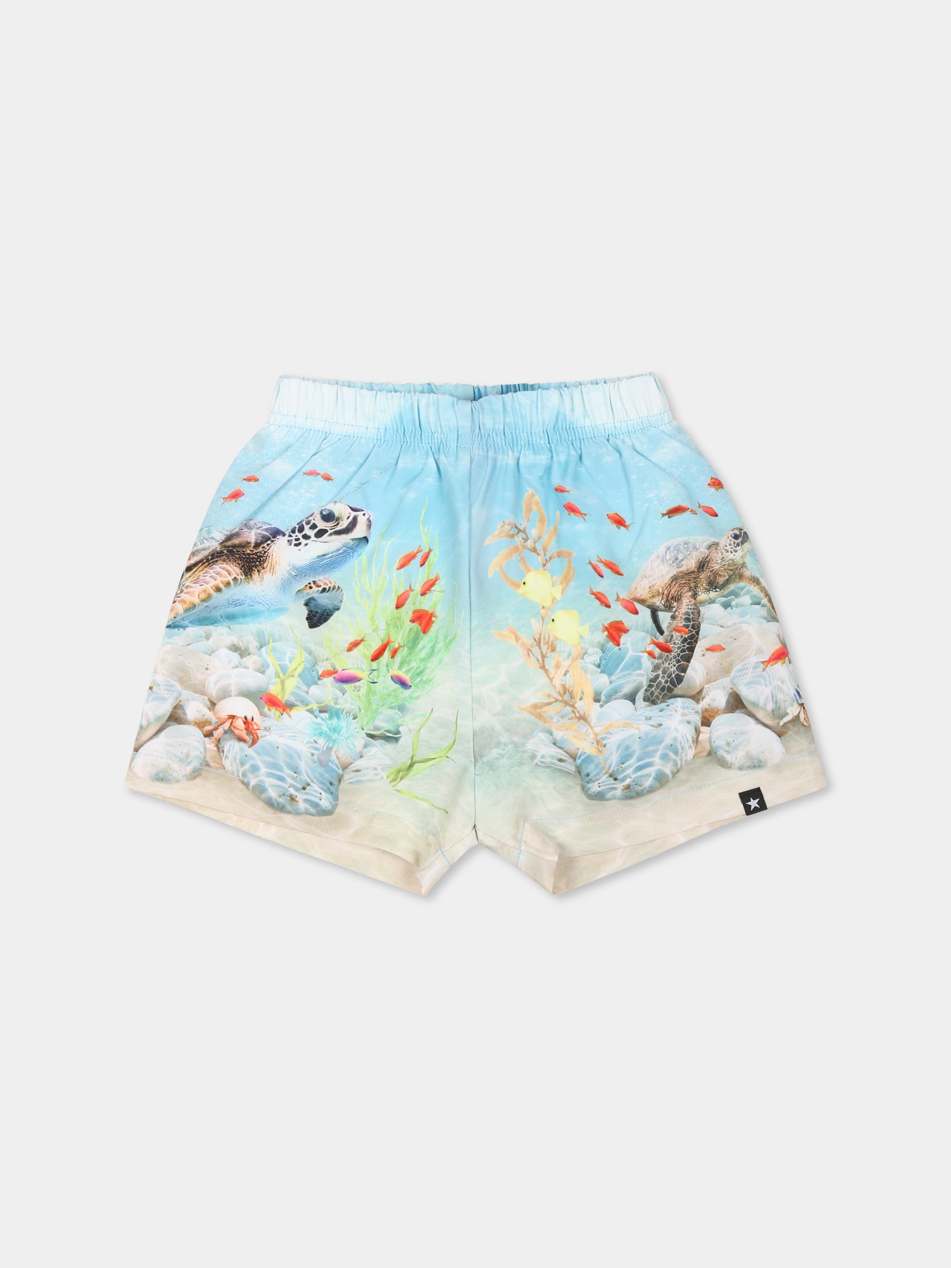 Boxer mare Newton celeste per neonato con stampa oceano,Molo,8S25P612 3808