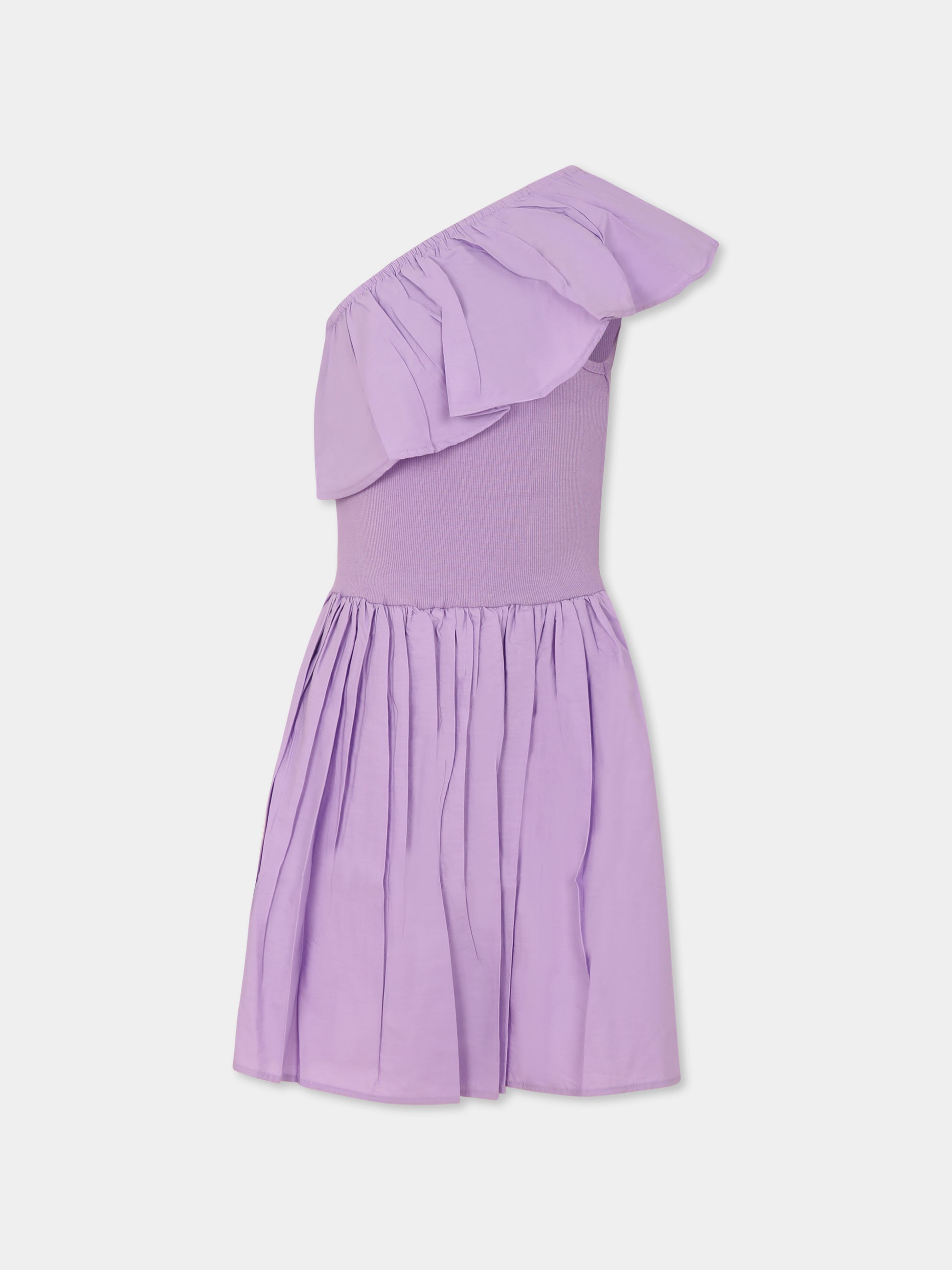 Vestito Chloey viola per bambina,Molo,2S25E106 5437