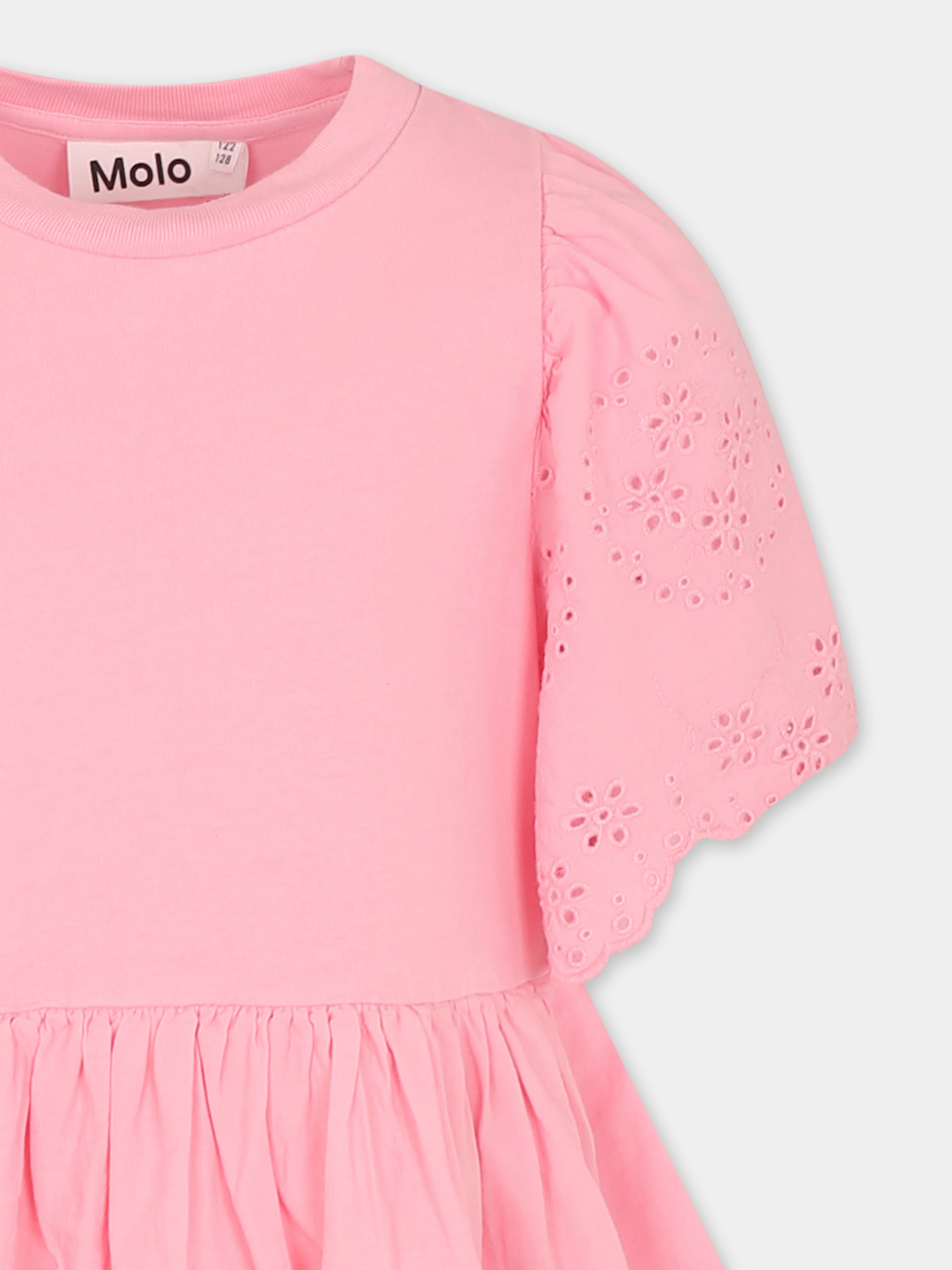 Vestito Ceelia rosa per bambina,Molo,2S25E142 5476