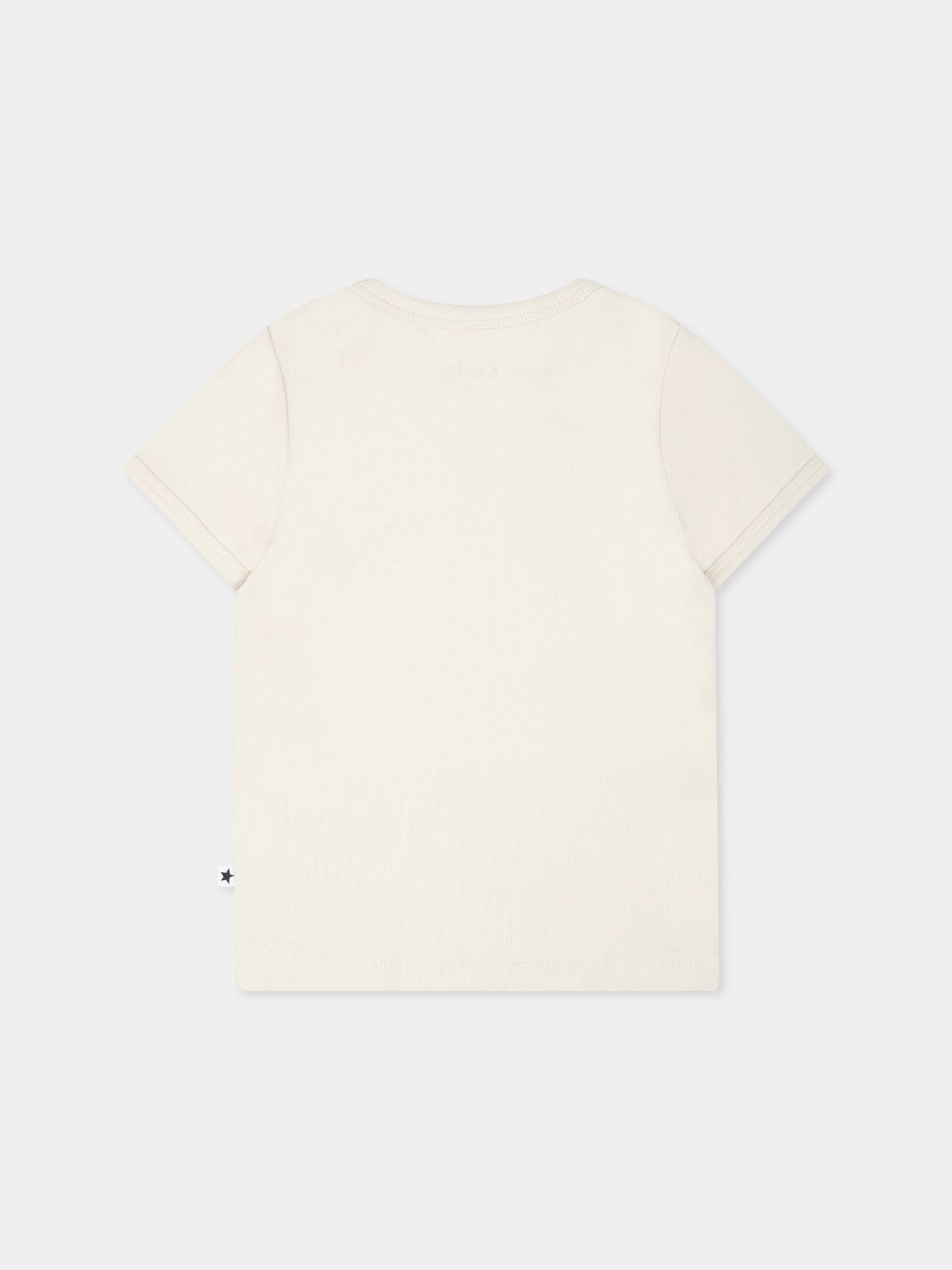 T-shirt avorio per neonati con smile e banana,Molo,6S25A212 9339