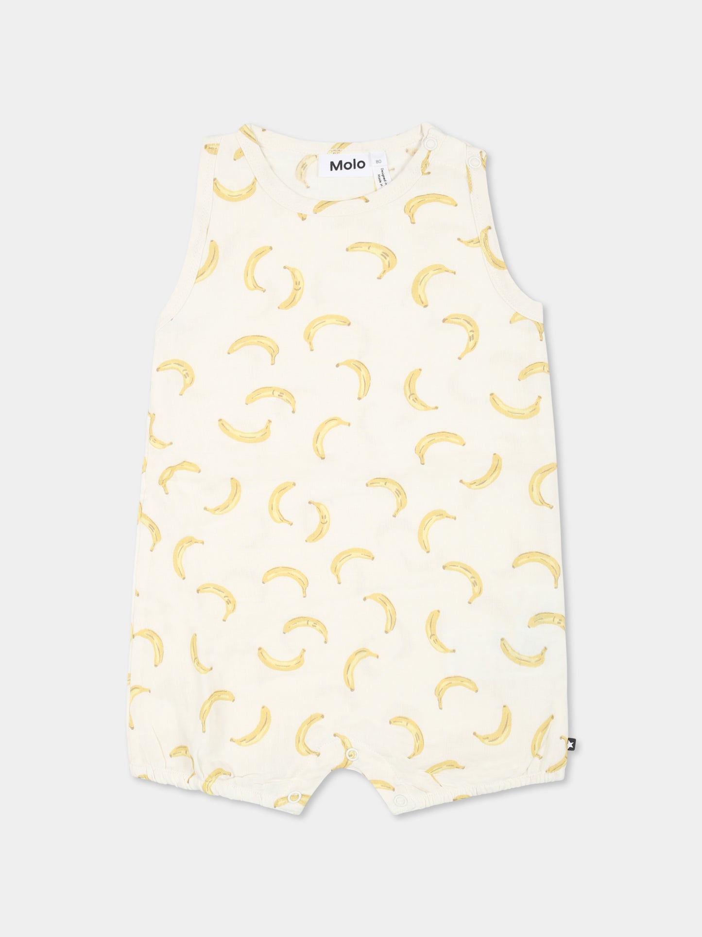 Pagliaccetto Forever per neonati con banana all over,Molo,6S25B102 9358