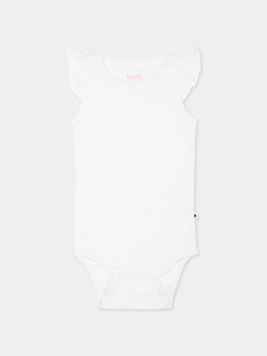 Body Flair bianco per neonata,Molo,4S25B101 5474