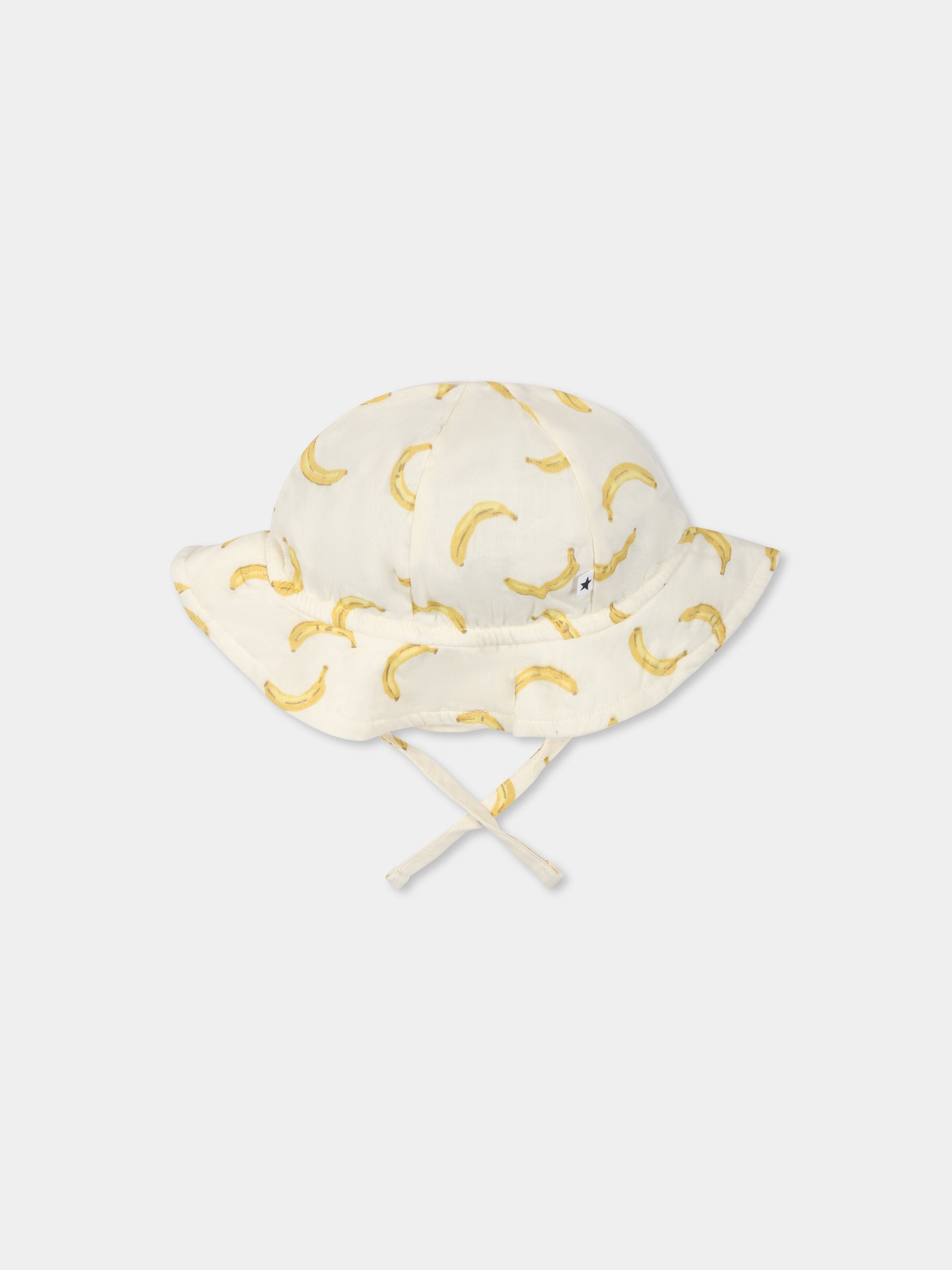 Cloche Noel avorio per neonati con banana all over,Molo,7S25T205 9358