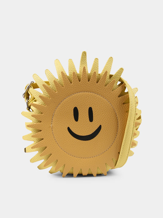 Borsa gialla per bambina con sole,Molo,7S25V108 2234