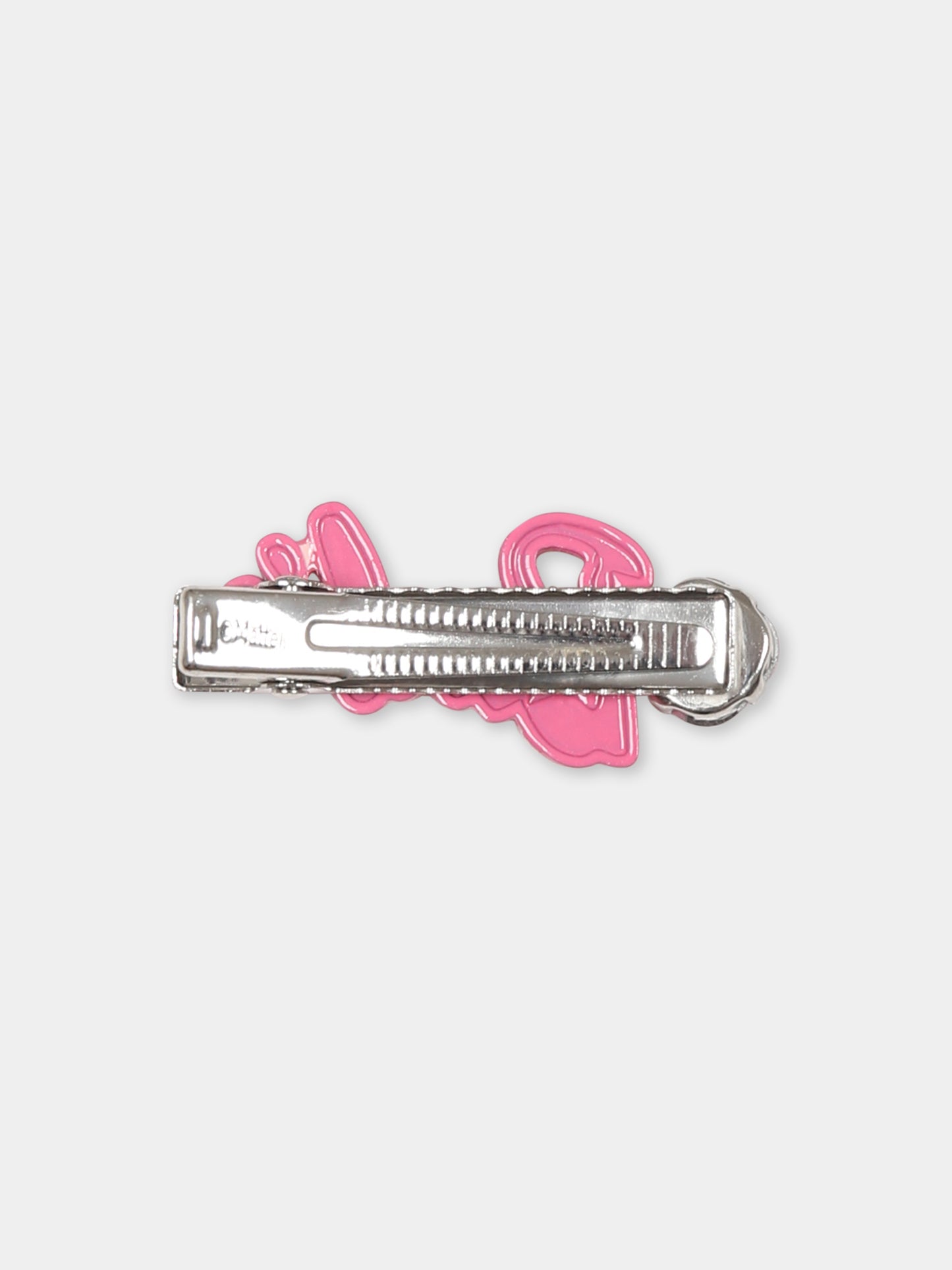 Set fermagli rosa per bambina con scritta Barbie,Monnalisa,19D027 4766 0090