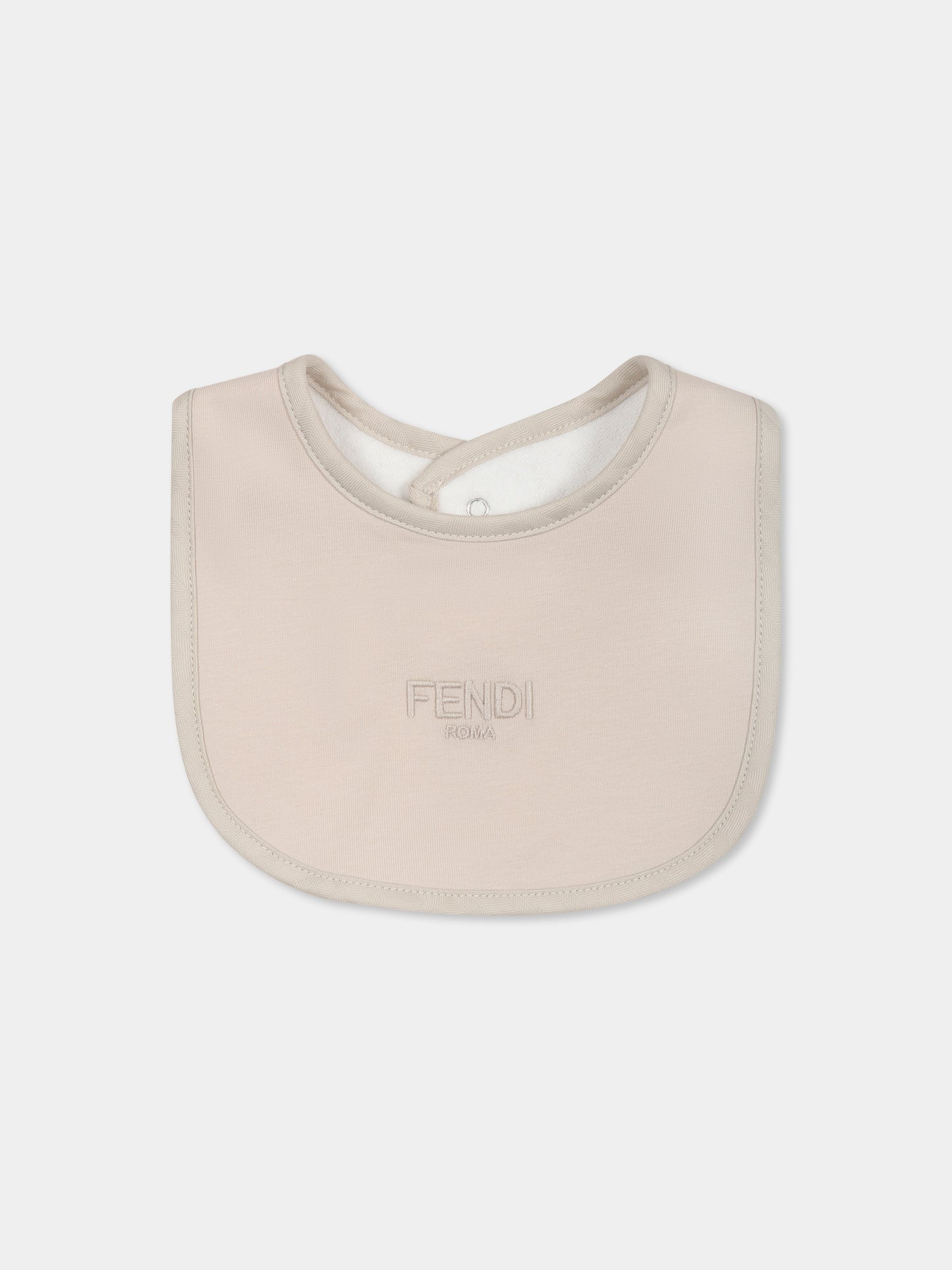 Beige babygrow set for babykids with FF