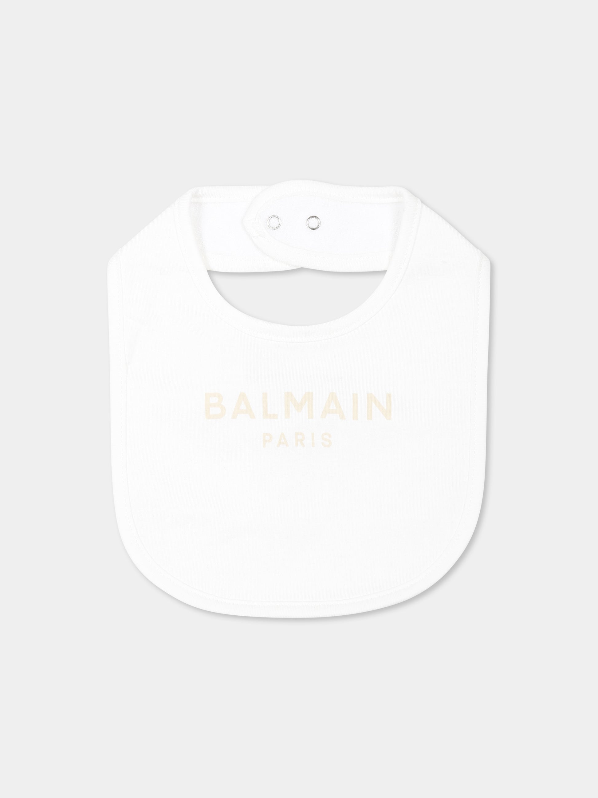 Set bavaglini multicolor per neonati con logo,Balmain Kids,BUB51A Z1751 999