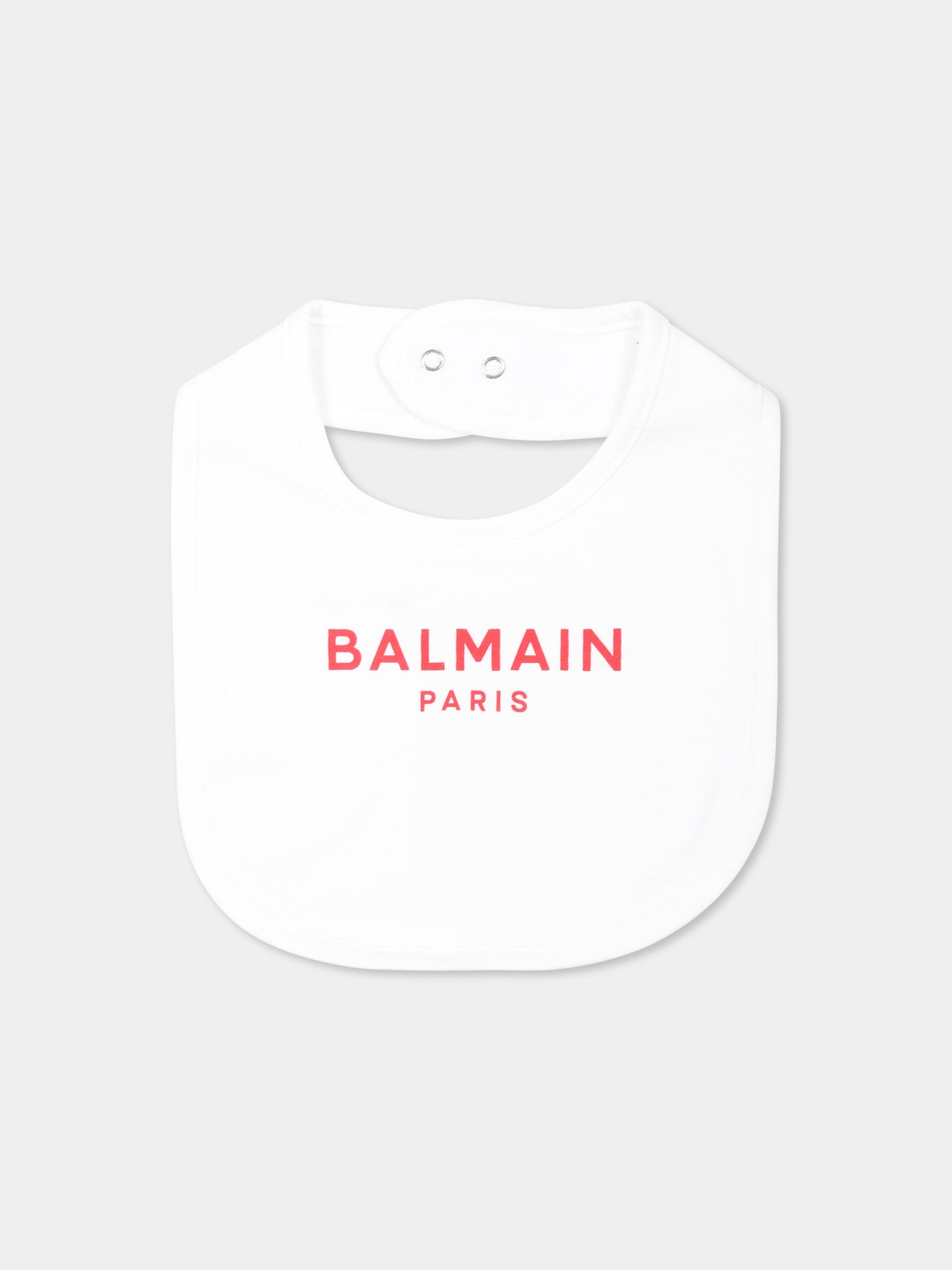 Set bavaglini multicolor per neonati con logo,Balmain Kids,BUB51A Z1751 999